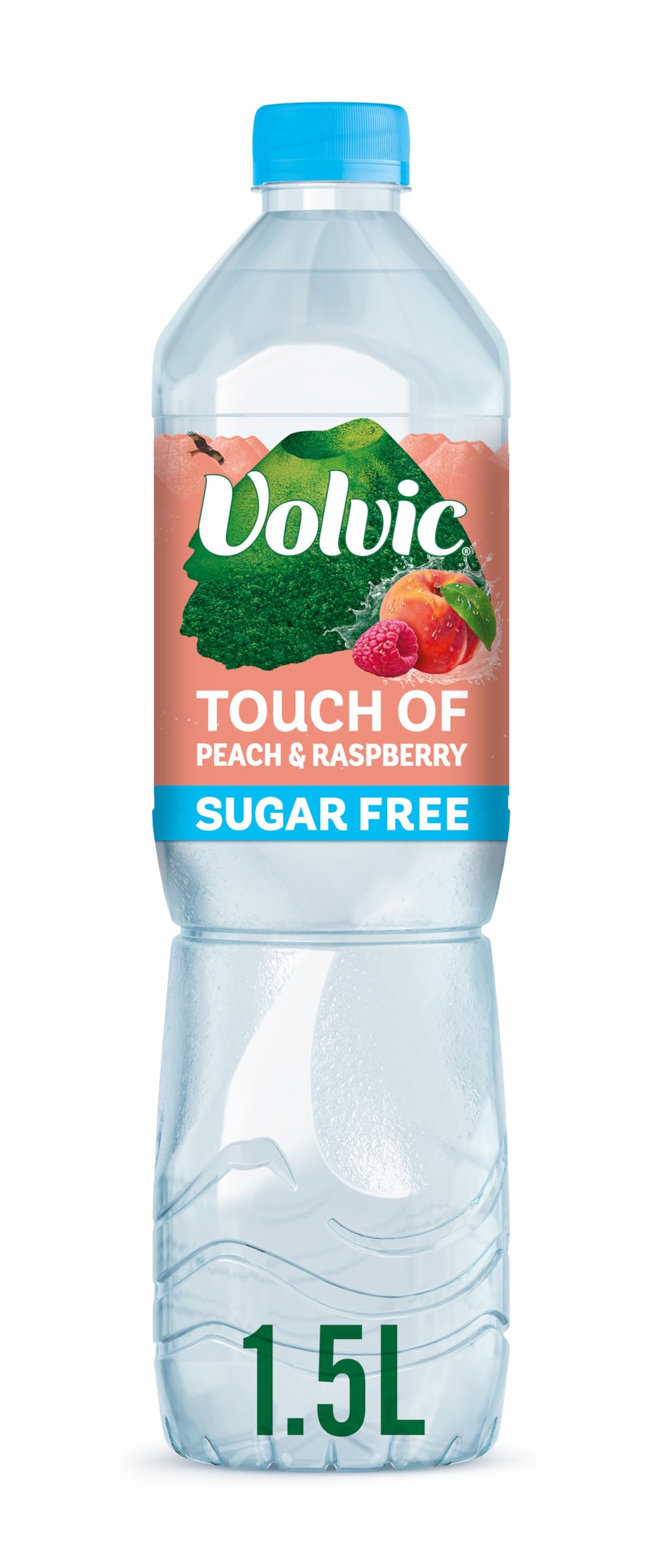 Volvic Touch Of Fruit Peach & Raspberry Vitality Flavoured Water 1.5l