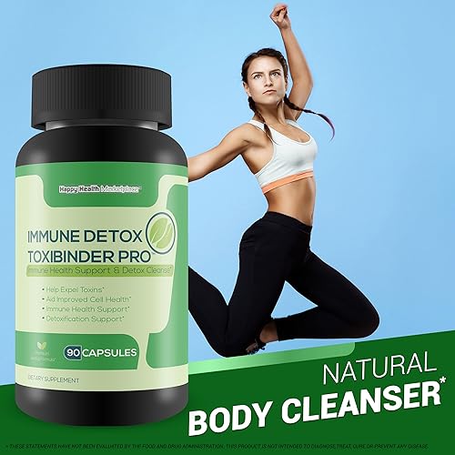 Miniatura 6 de Immune Detox Toxibinder Pro - Suplemento de desintoxicación y apoyo inmunológico - Ayuda a expulsar toxinas - Limpieza de desintoxicación natural -