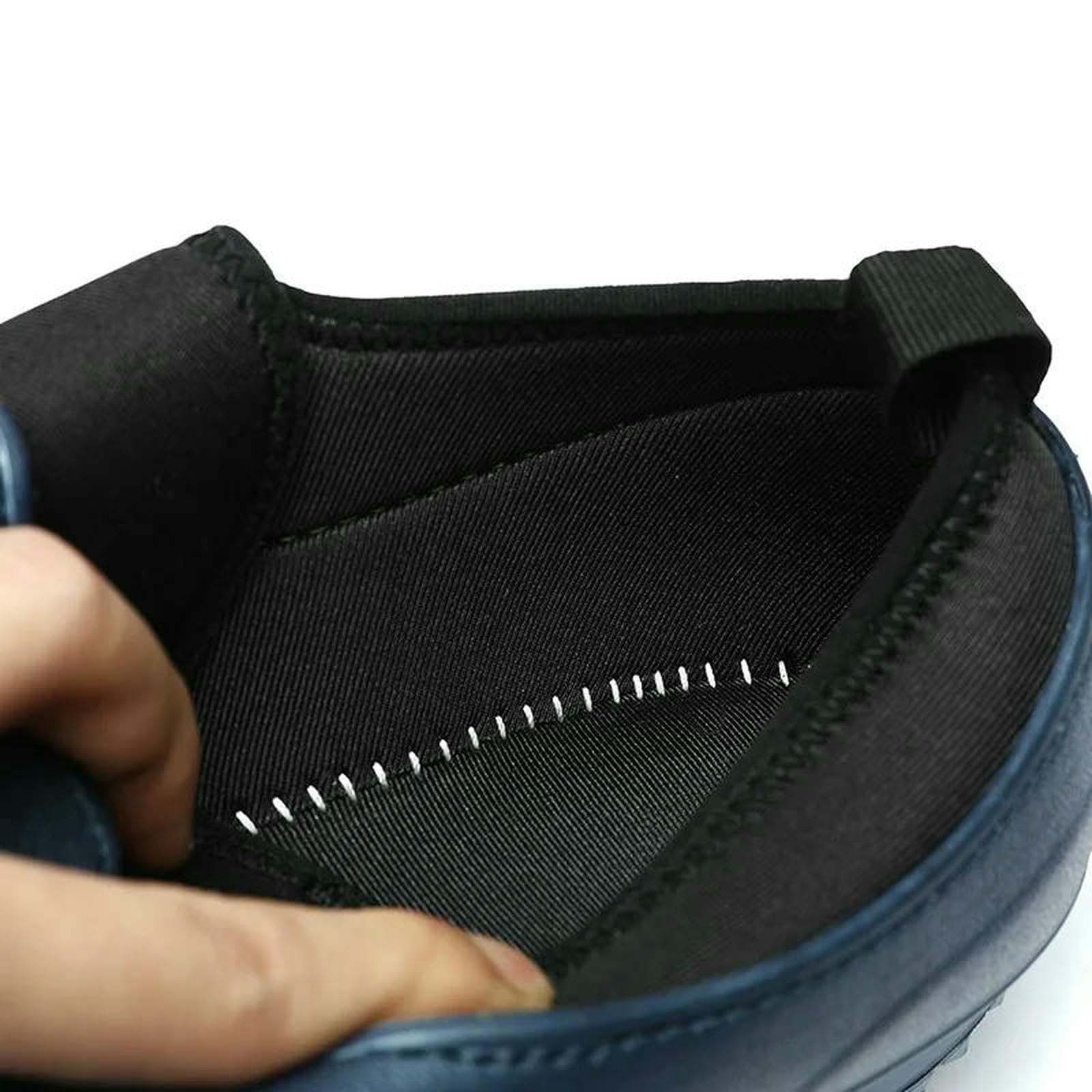 Pantofole Invernali da Uomo 36-47 Scarpe in Cotone per La Casa Calde Il Tempo Libero Cucina Impermeabili Sneakers Piatte Interni Unisex-mesh-nero-45