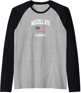 Macdill AFB Raglan Baseball Tee