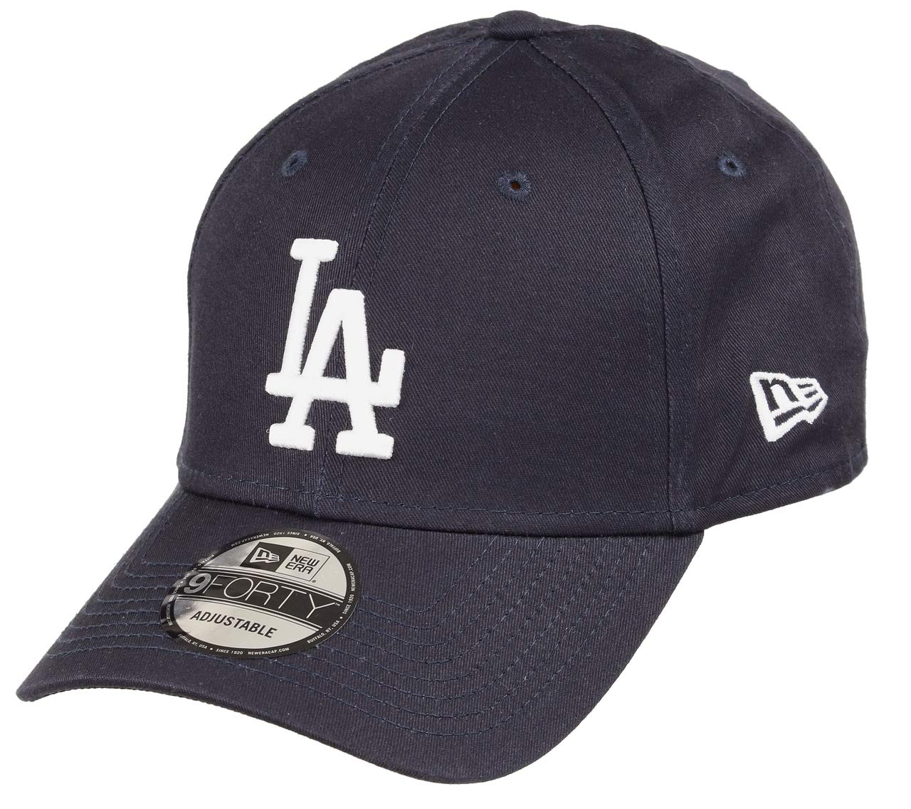 New Era Los Angeles Dodgers 9forty Adjustable Cap MLB Rear Logo Navy/White - One-Size โ image 1