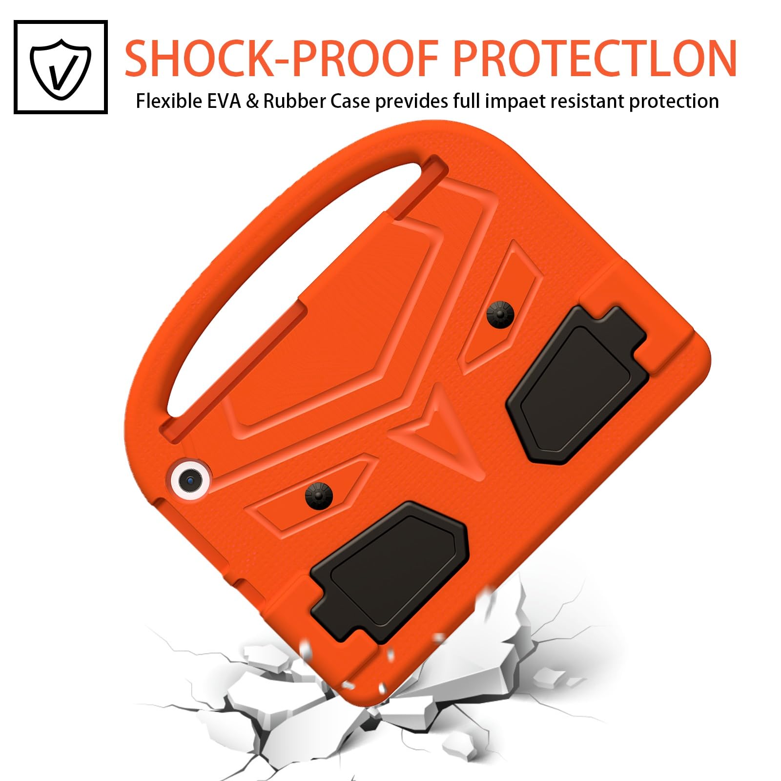 Custodia protettiva per tablet PC compatibile con bambini compatibile con Kindle Fire Max 11 2023 Release/HD 11 custodia - Custodia resistente leggera in EVA antiurto con manico protettivo (colore: