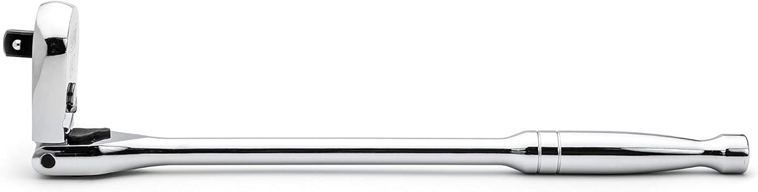 GEARWRENCH 1/2" Drive 84 Tooth Locking Flex Head Teardrop Ratchet 17" - 81362A-07