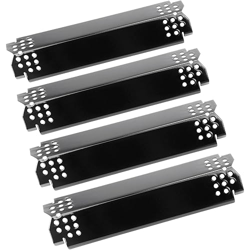 Grill Heat Plates Replacement Parts for Nexgrill, Porcelain Steel Heat Tents for Home Depot Nexgrill 4 Burner Gas Grill, 14.6" Flame Cover Replacement Parts for Nexgrill 720-0830H