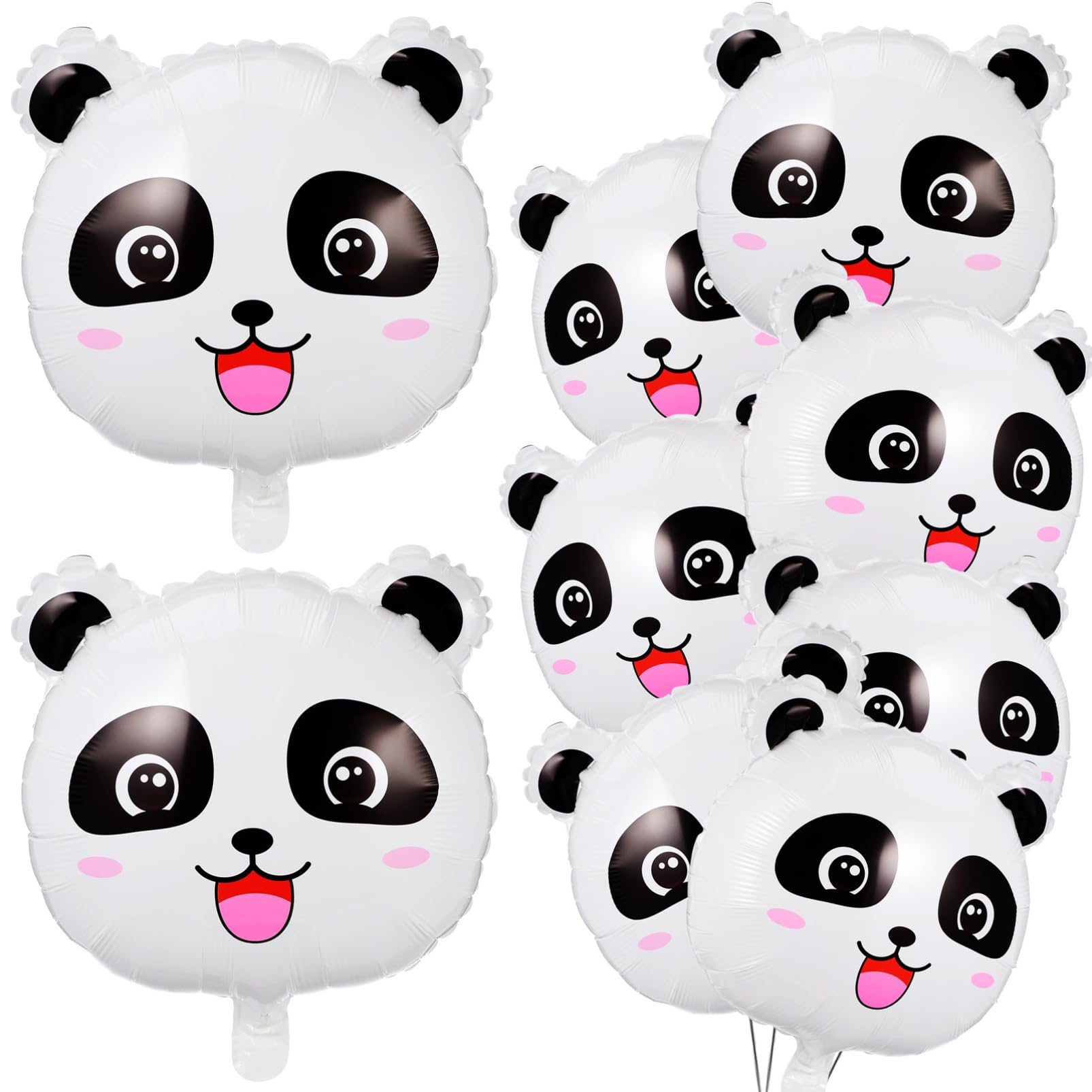 Garneck 100 Pezzi Palloncini Panda Gigante Decorazione Festival Panda Foil Festa Festival Foil