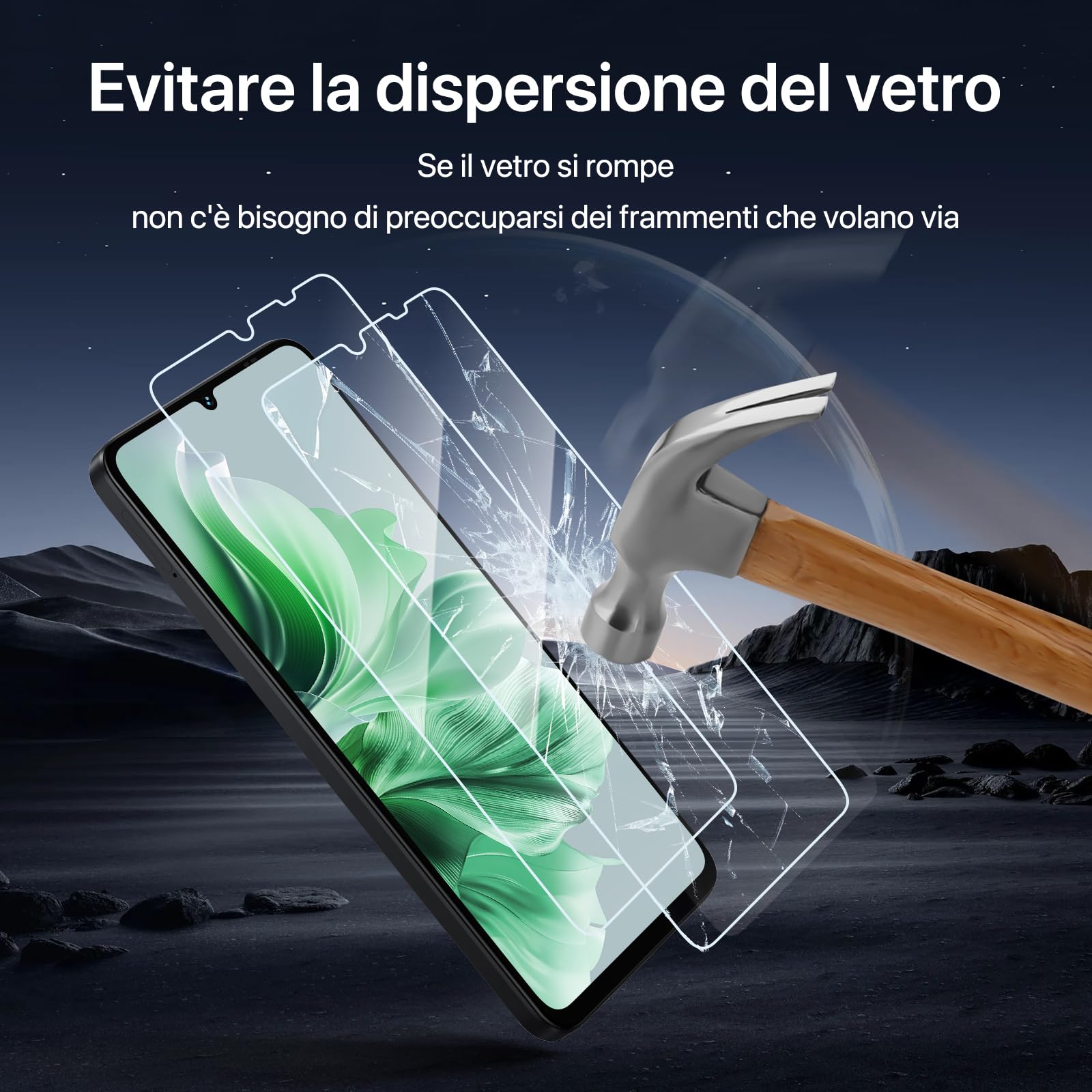 UMIDIGI Vetro Temperato per G9 Smartphone,per G9C,G9T,G9 5G