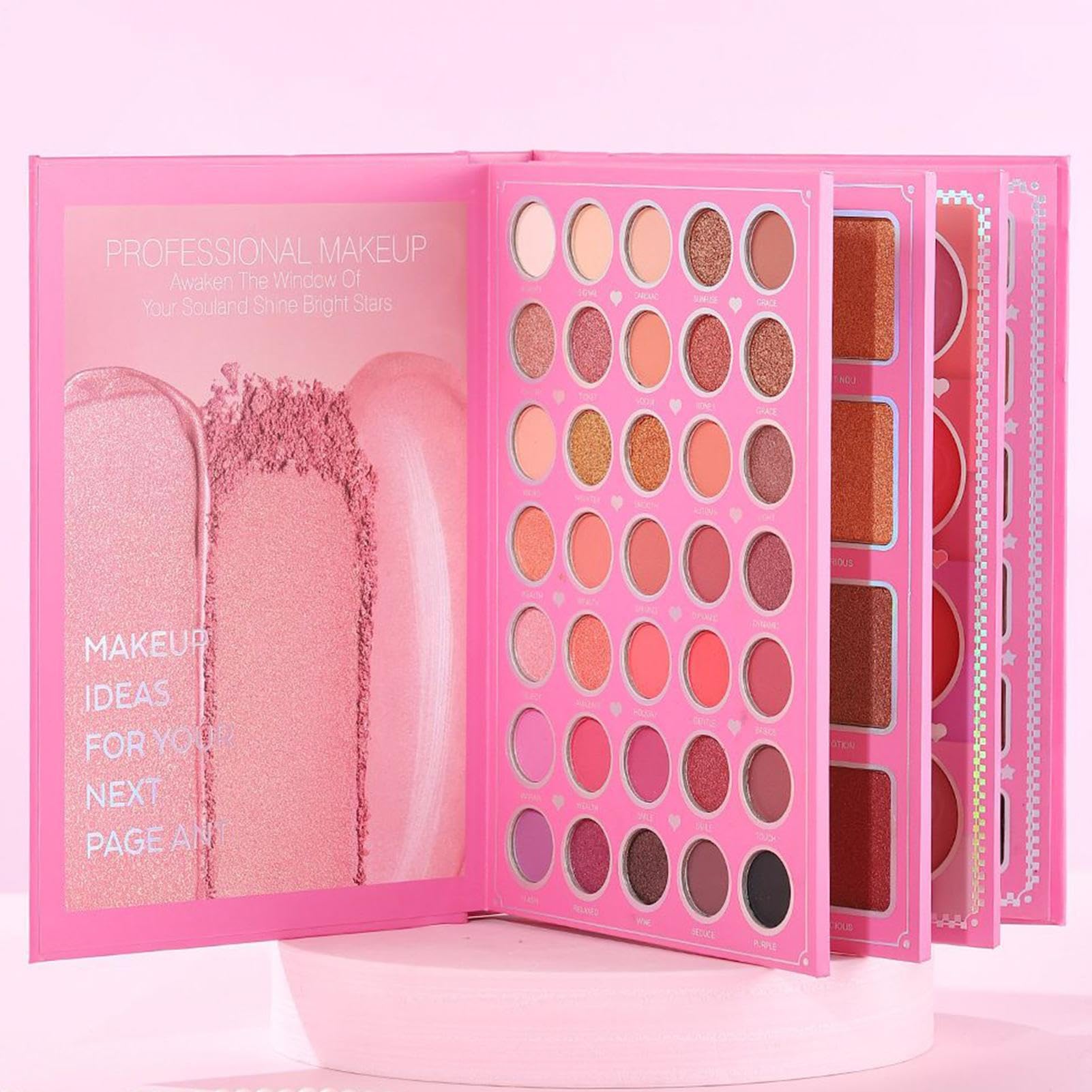 Lidschatten Palette Langanhaltende Und Verwischungssichere | Matte und Glitzer Lidschatten Palette Für Frauen Mädchen Mütter Freundinnen Outdoor Reisen Dating Und Party