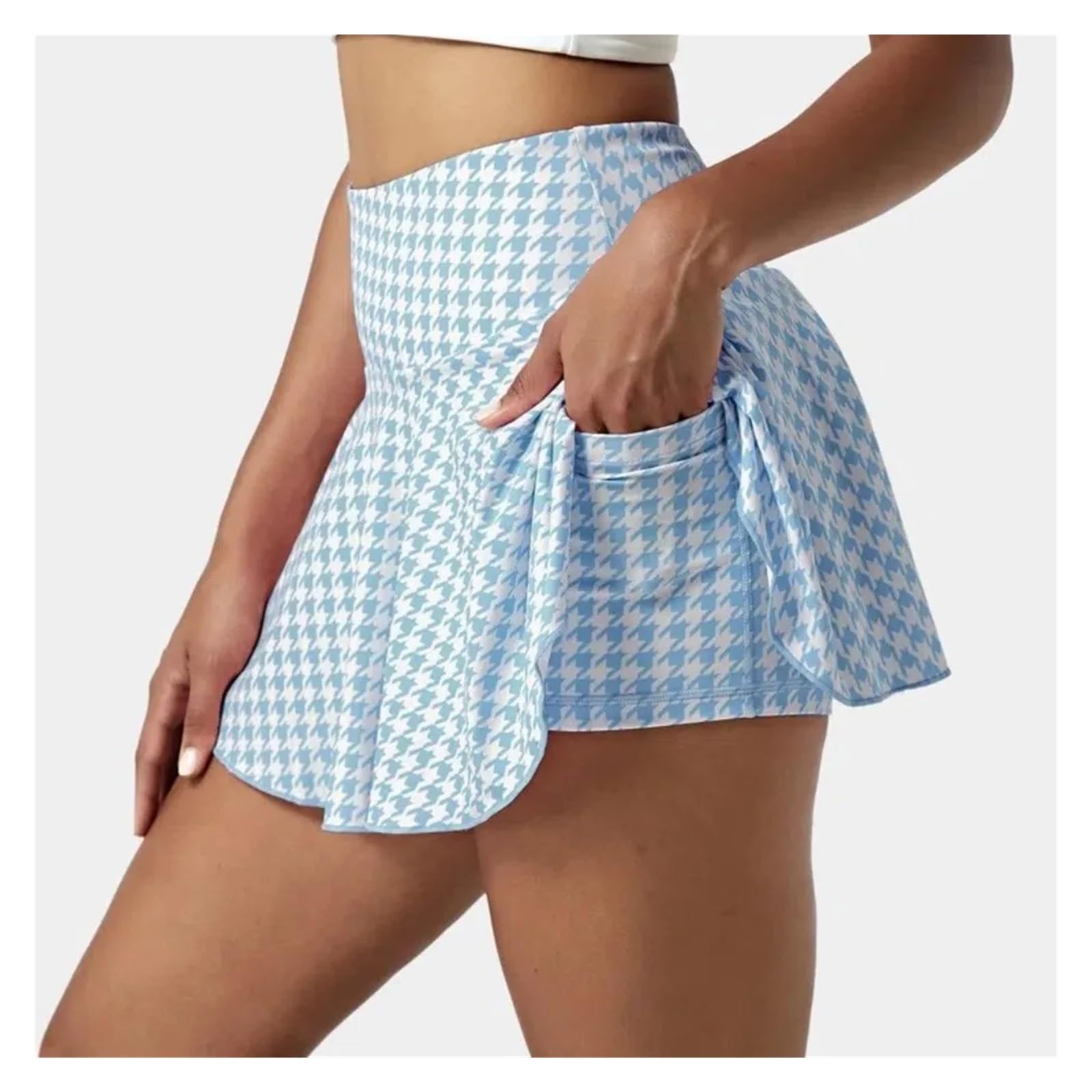Gonne da Golf Gonna Corta da Golf Sportiva for Donna ad Asciugatura Rapida a Vita Alta Yoga Gonna-Pantalone Sportivo
