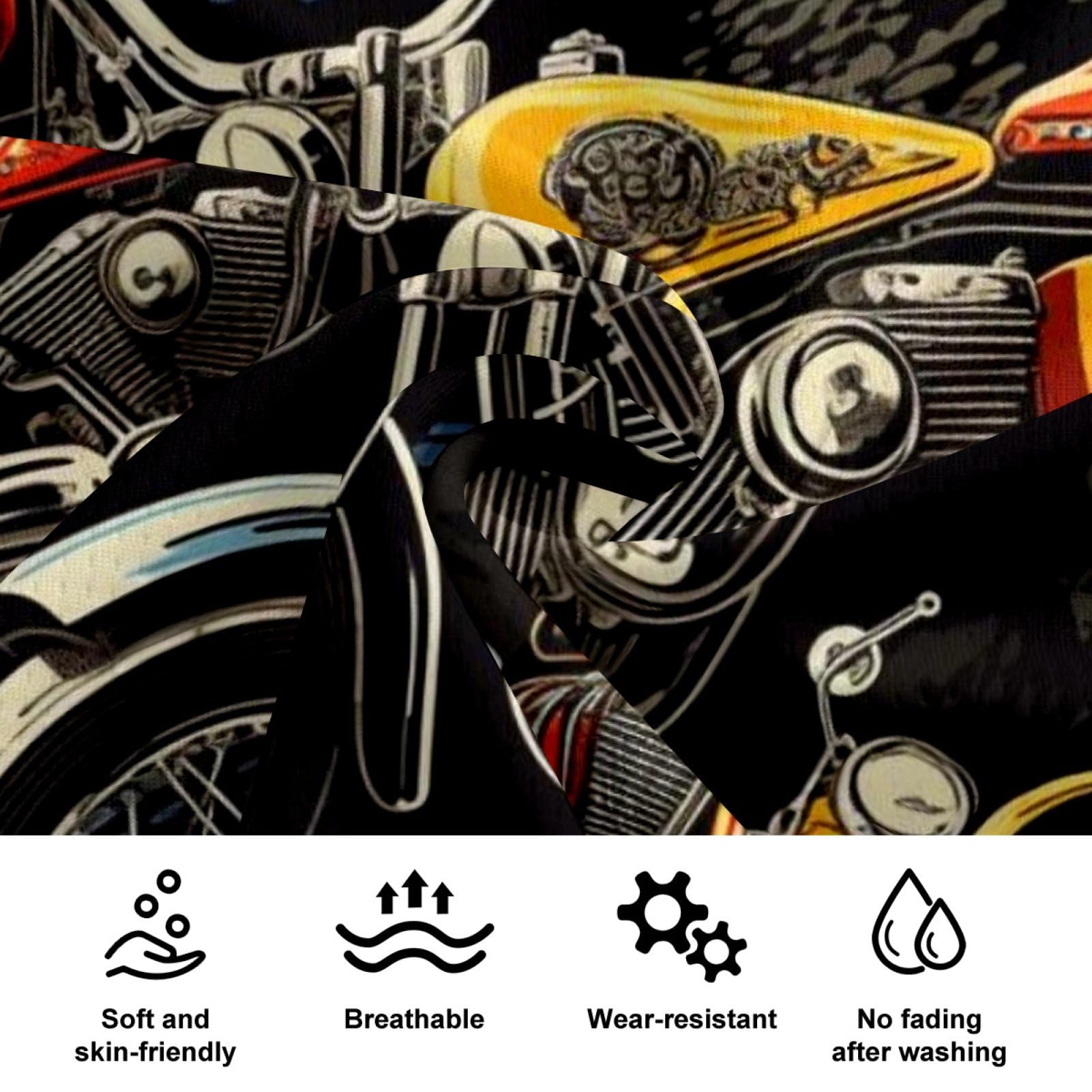 Męski strój do koszykówki z kieszeniami odzież sportowa dla mężczyzn kobiet strój drużynowy retro kolorowy motocykl -5XL