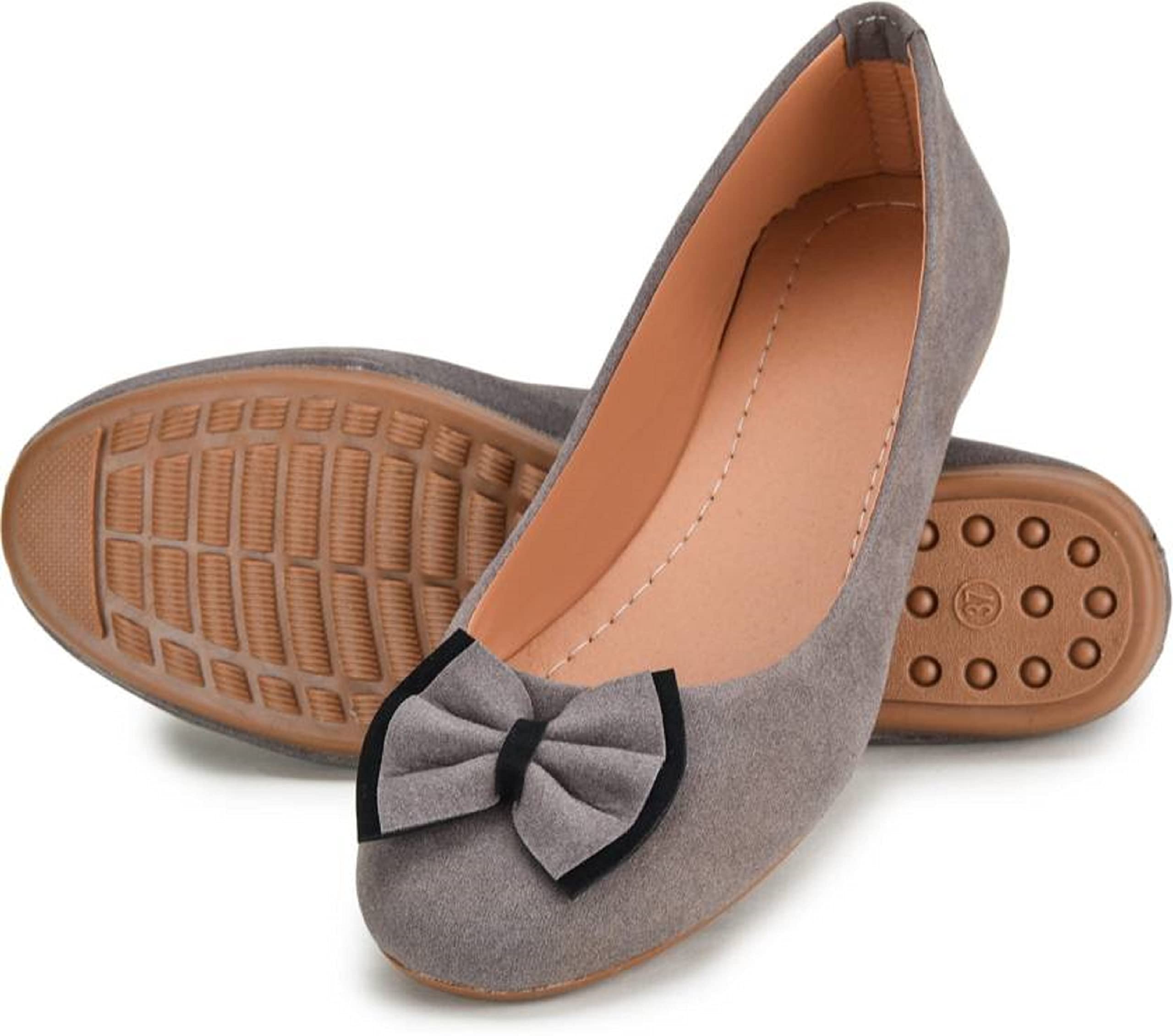 SKOLL Casual Stylish Comfortable Velvet Flat Bellies Shoes for Women and Grils Daily Use Wear Grey (B0BZMNKG2R) Amazon Price History, Amazon Price Tracker