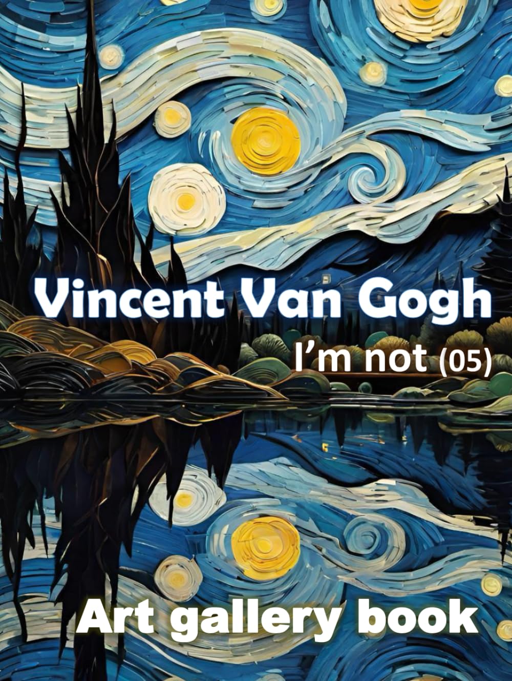 Van Gogh sketchbook pour dessiner sans lignes grand cahier de croquis enfants et adultes