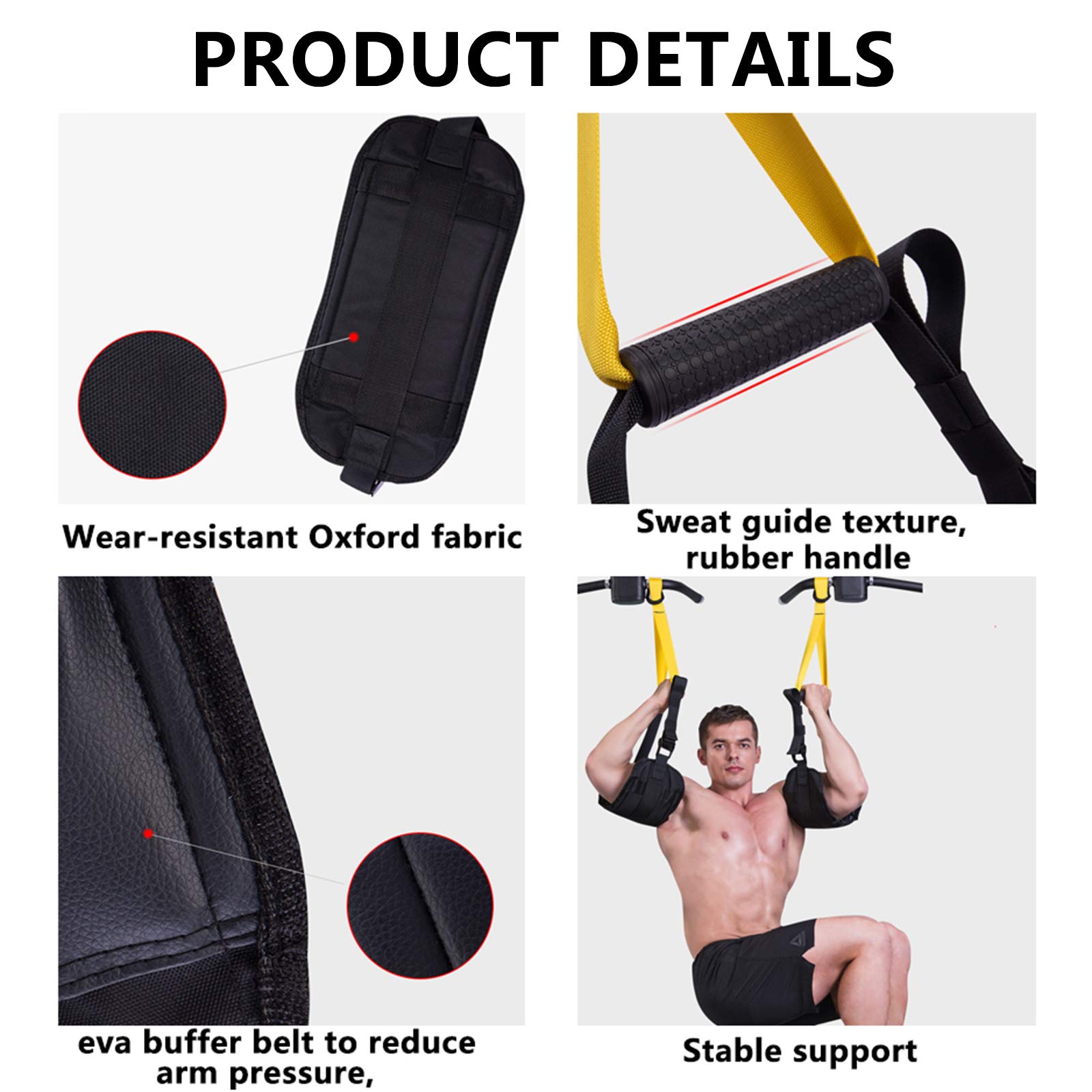 Amazon.co.jp: ぶら下がっている腹部ベルト、 1ペア オックスフォード