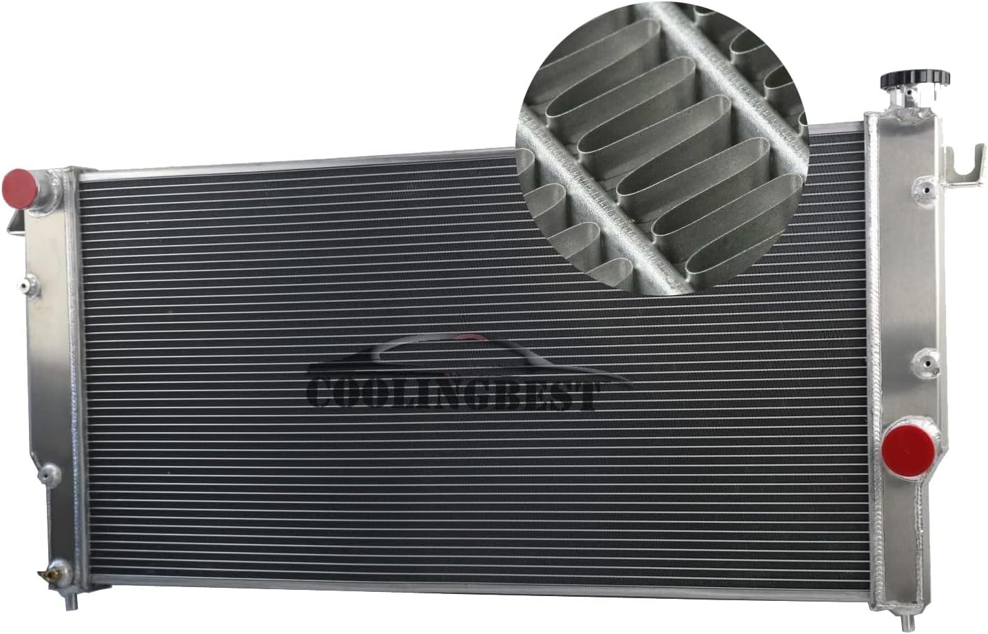 4 ROW RADIATORS FOR 1994 1995 1996 1997 1998 1999 2000 2001 2002 DODGE RAM 2500 RAM 3500 5.9 L6 TURBO DIESEL ALL ALUMINUM CROSSFLOW RADIATOR 95 96 97 98 99 01 02