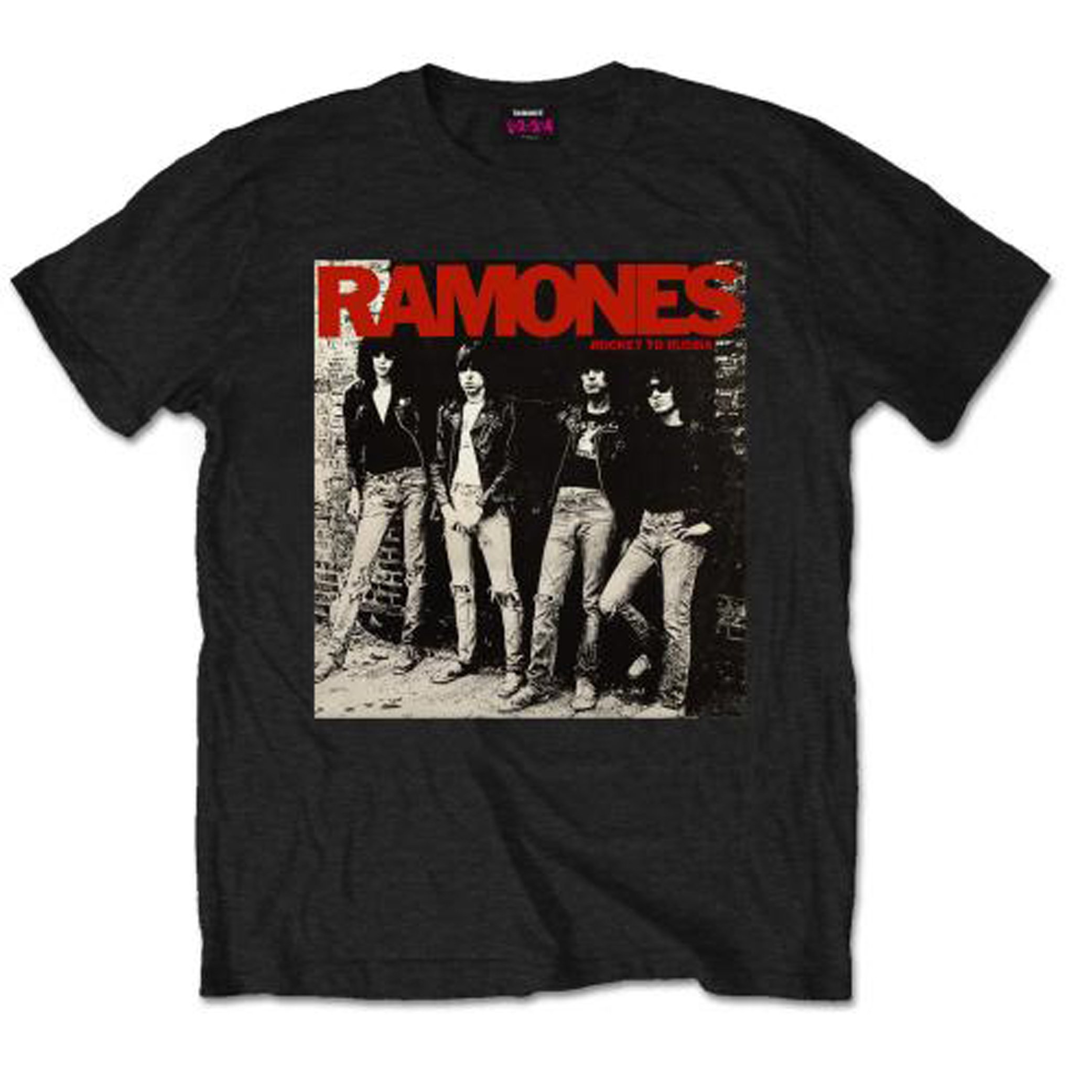 Rock Off Officially Licensed Products Men's Black Ramones Rocket To Russia Official Tee T-Shirt Unisex (Xx-Large)