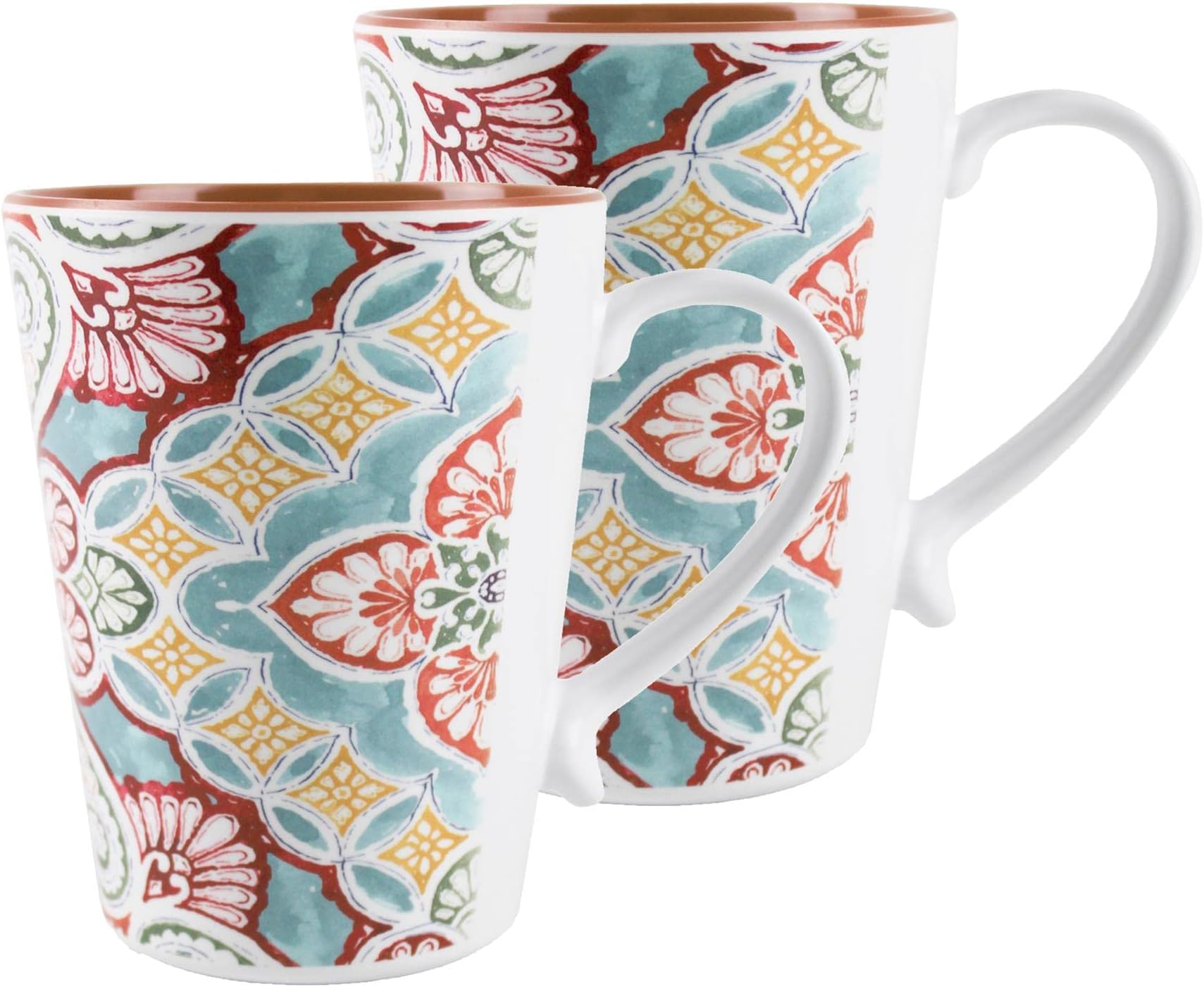 Purely Home Rio Corte Melamine Mugs Outdoor/Camping/BBQ Plastic