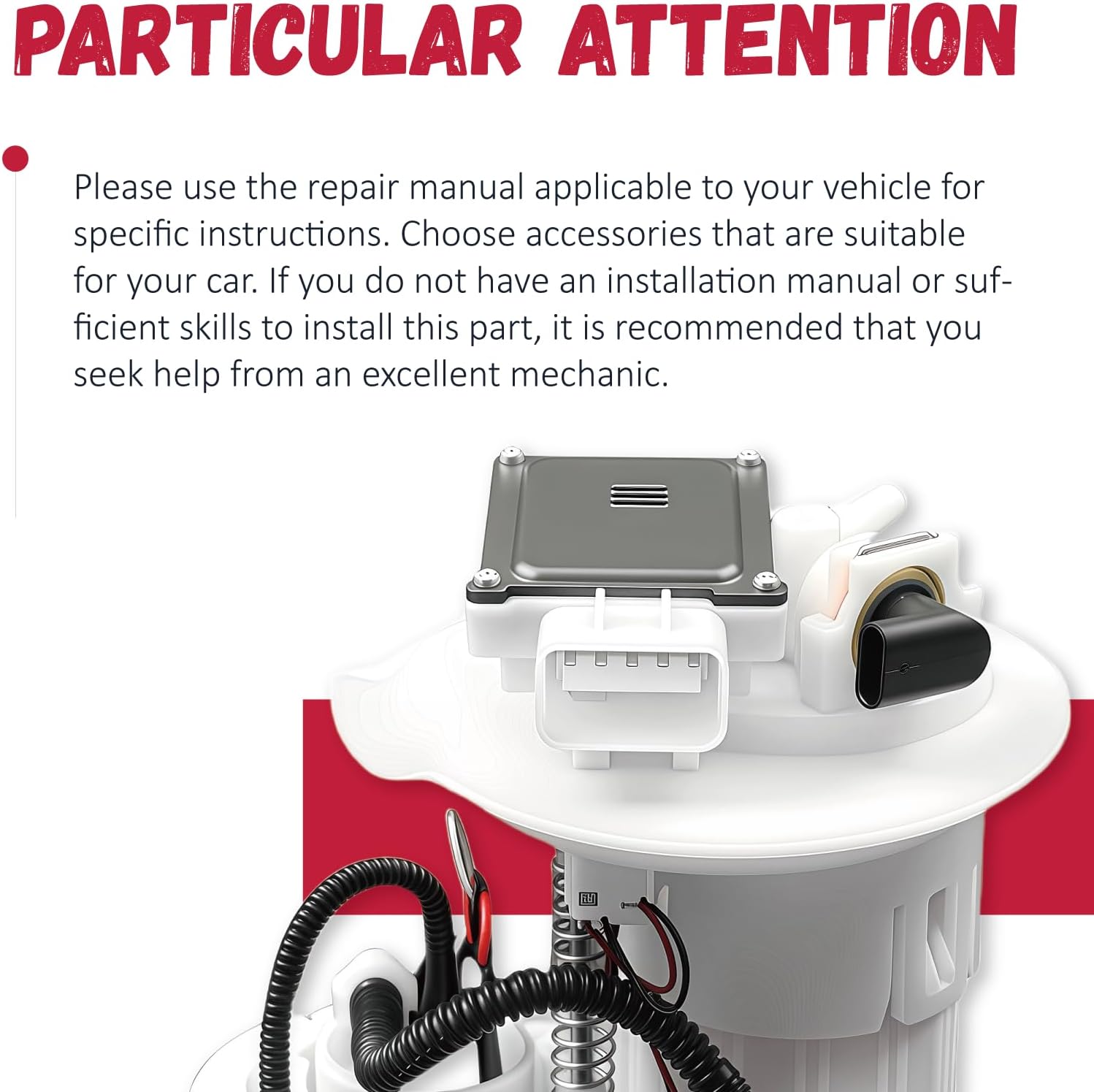 E8821M P76603M FG1272/Fuel pump Assembly/Compatible with Hyundai Santa Fe 2007 2008 2009 V6 2.7L 3.3L GL GLS Limited SE/Replaces# SP3022M 311100W000 - Image 7