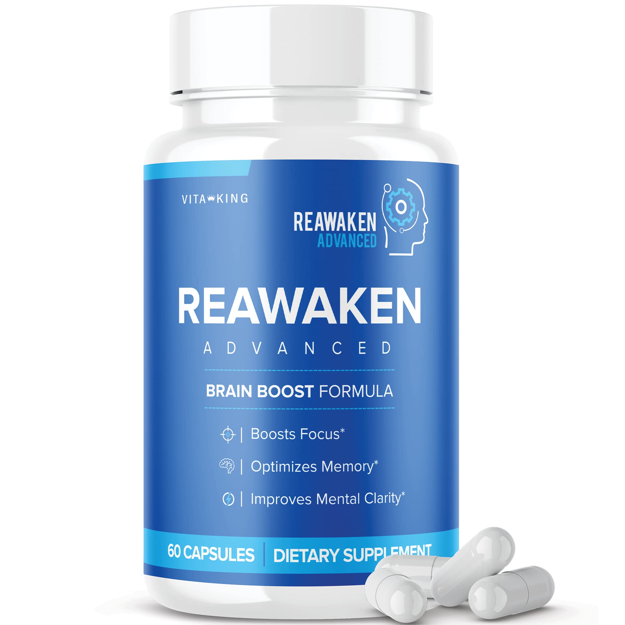 Photo 1 of ***NON REFUNDABLE EXP: 1-26***Reawaken Brain Boost Supplement for Memory Mindful Advanced Formula (60 Capsules)