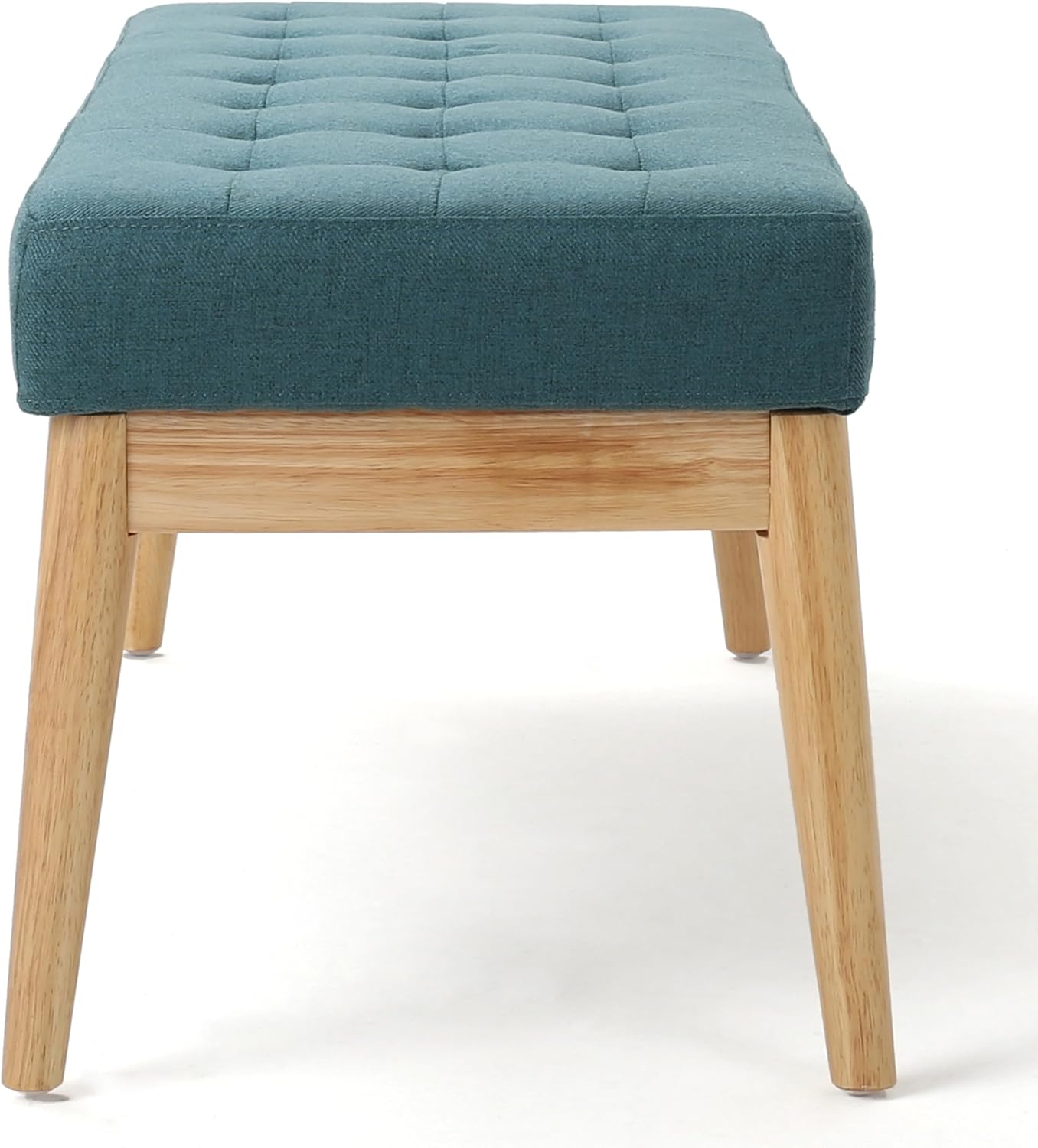 Christopher Knight Home Saxon Fabric Bench, Dark Teal