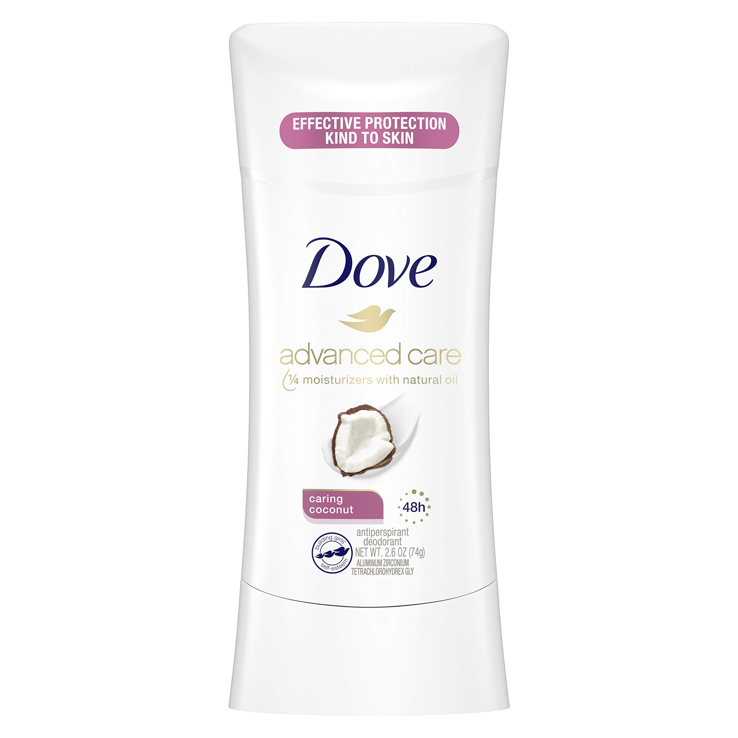 Dove Advanced Care Antiperspirant Deodorant, Caring Coconut, 2.6 oz