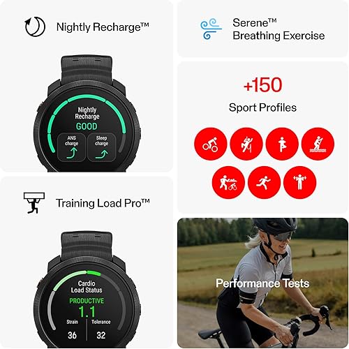 Miniatura 4 de Polar Vantage M3  Multi-Sport Smartwatch with AMOLED Display, Dual-Frequency GPS, Turn-by-Turn Navigation, Up to 7-Day Battery Life