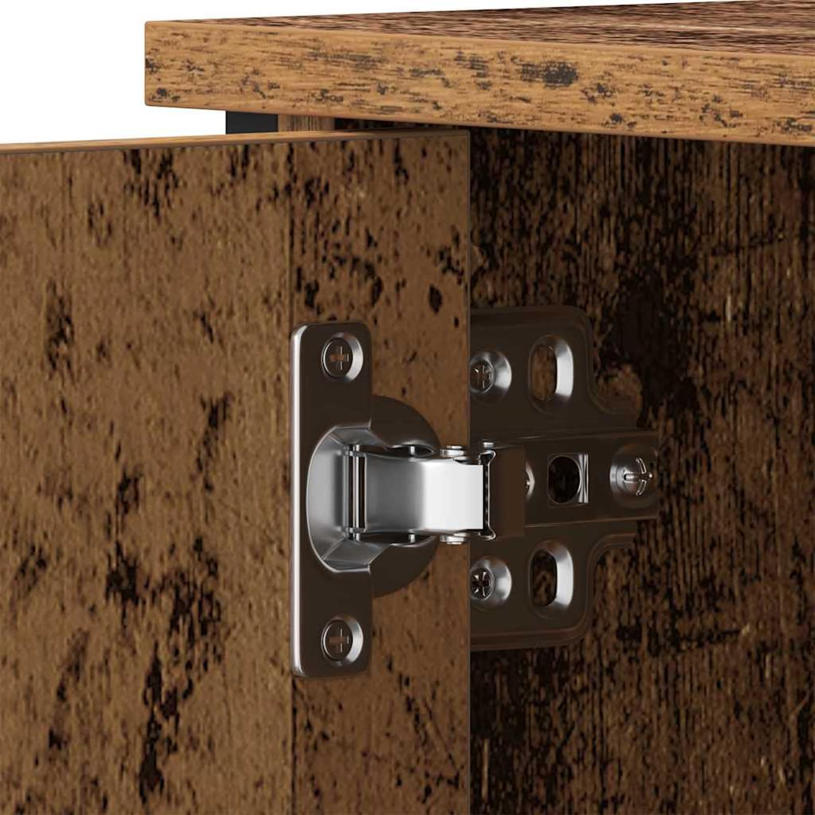Gecheer TV-Schränk Altholz 80 x 40 x 50 cm Holzwerkstoff, Fernsehschrank Fernsehtisch TV-Lowboard für Wohnzimmer Home-Cinema Gamerzimmer862142