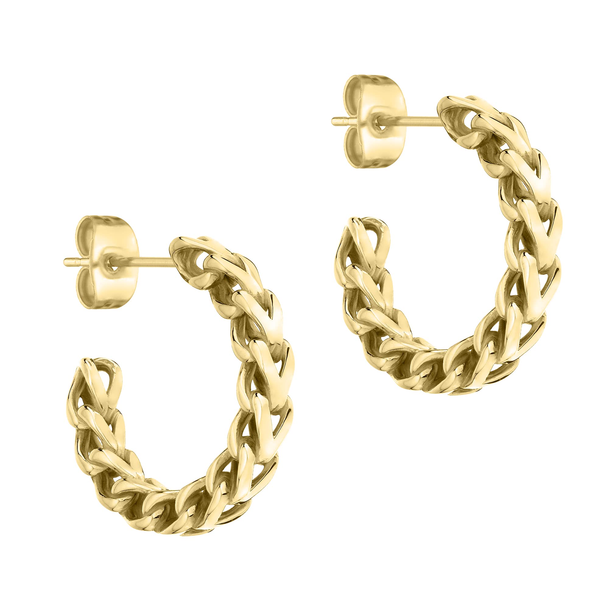 LIEBESKIND BERLIN Woven Damen Schmuck – Geflochtene Kette, Armband, Ohrringe & Ring aus Edelstahl in Silber, Gold, Roségold & Schwarz – Moderner Schmuck für Alltag & besondere Anlässe