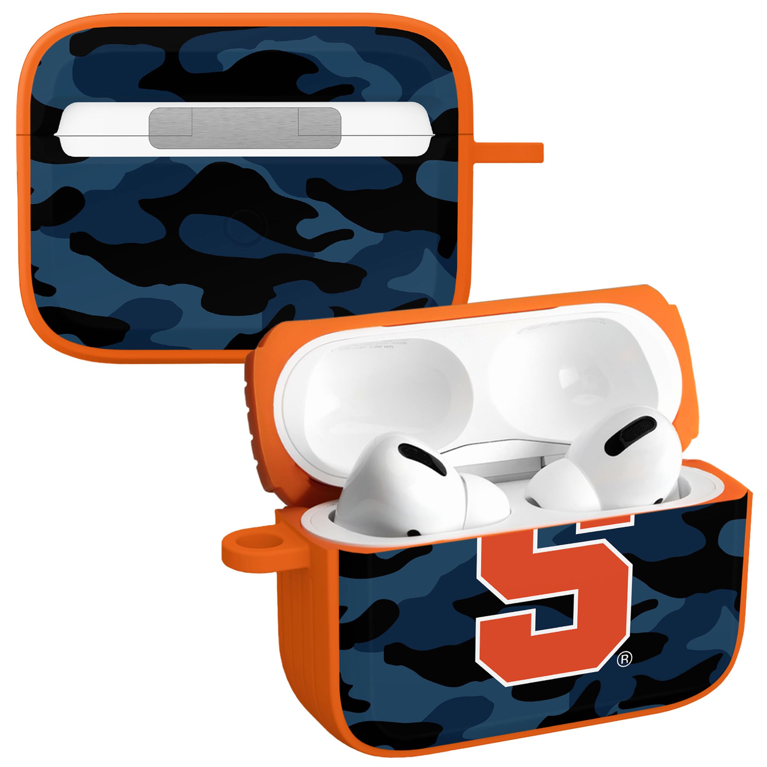 AFFINITY BANDS Syracuse Orange Camo HDX Case Cover Compatible with Apple AirPods Pro