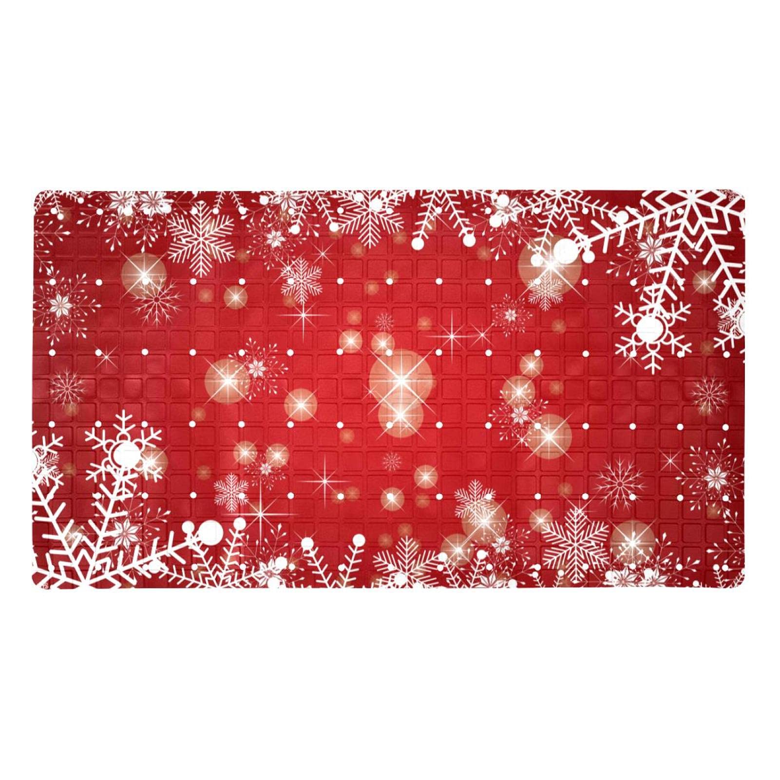Alfombrilla de baño de Navidad que evita resbalones en la ducha