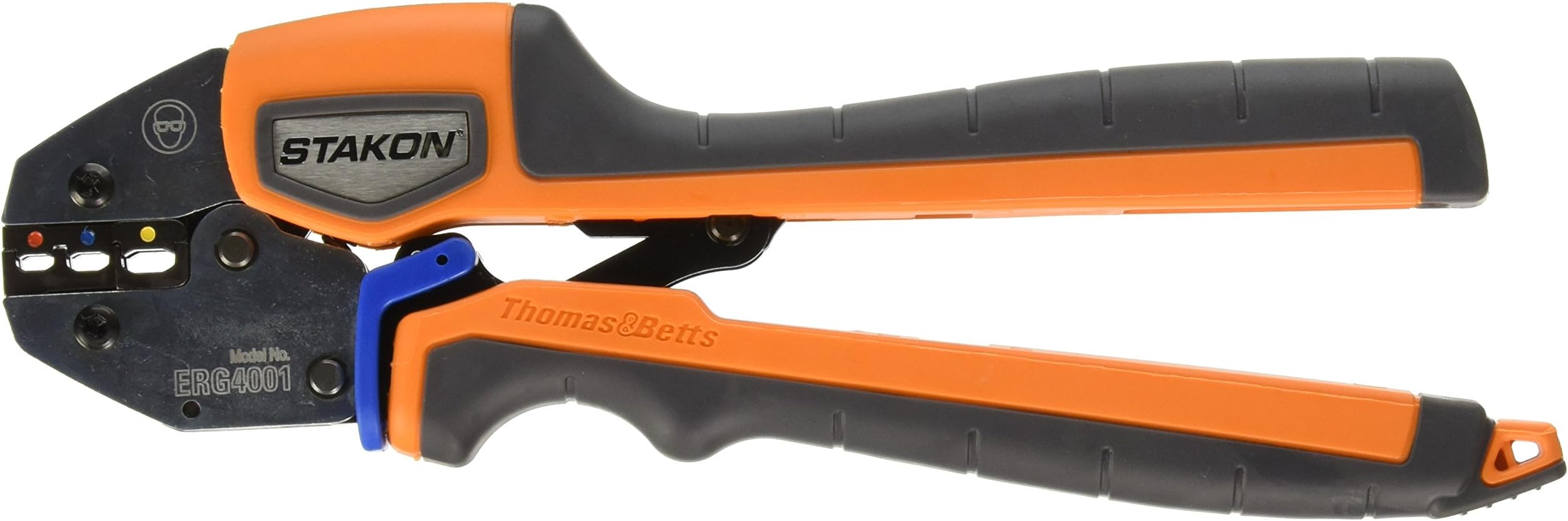 Thomas & Betts ERG4001 Sta-Kon Ergonomic Hand Tool for Crimping RA, RB and RC Insulated Terminals, Splices and Disconnects
