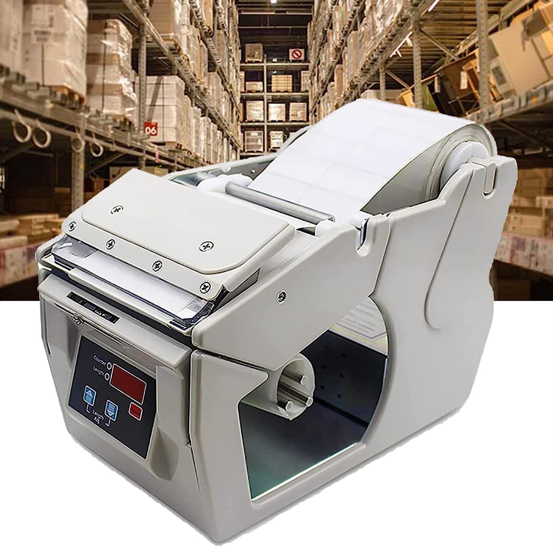 Dispensateur d'étiquette automatique numérique LED pour rouleau adhésif pro