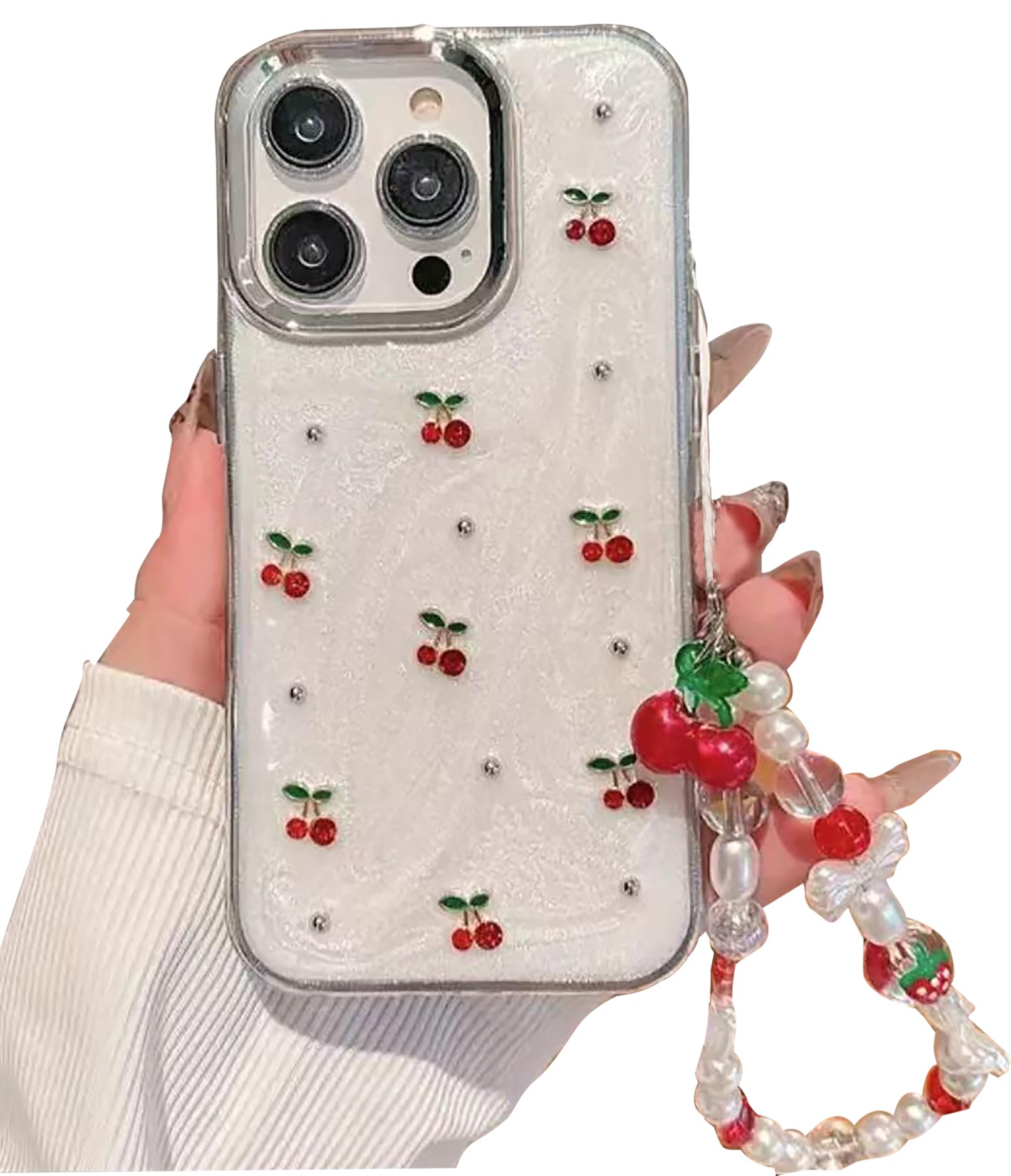 Amazon.co.jp: iPhone 17 Pro用かわいいケース、電話チャームチェーン