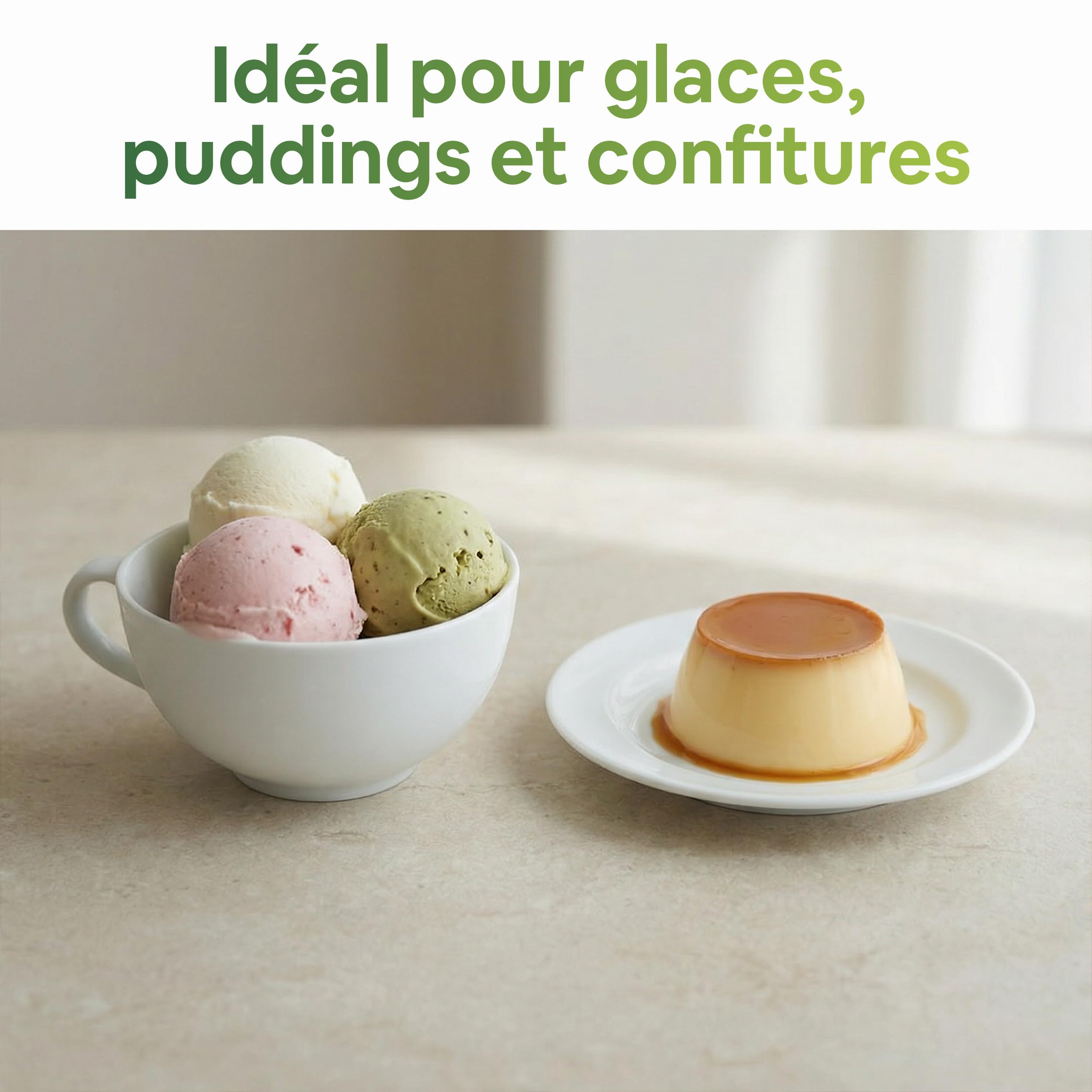 Food Bites Agar Agar Poudre Alimentaire 1 Kg - Gélatine en Poudre Épaississant pour Desserts, Cuisine Moléculaire & Mixologie - Gelatine Vegetale 100% Pure - eBook OFFERT 20 Recettes
