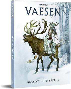 Free League Publishing Vaesen Seasons of Mystery Roleplaying Game Hardcover Adventure Expansion, Nordic Horror Fantasy Adventure, Adults, Teens Ages 14+