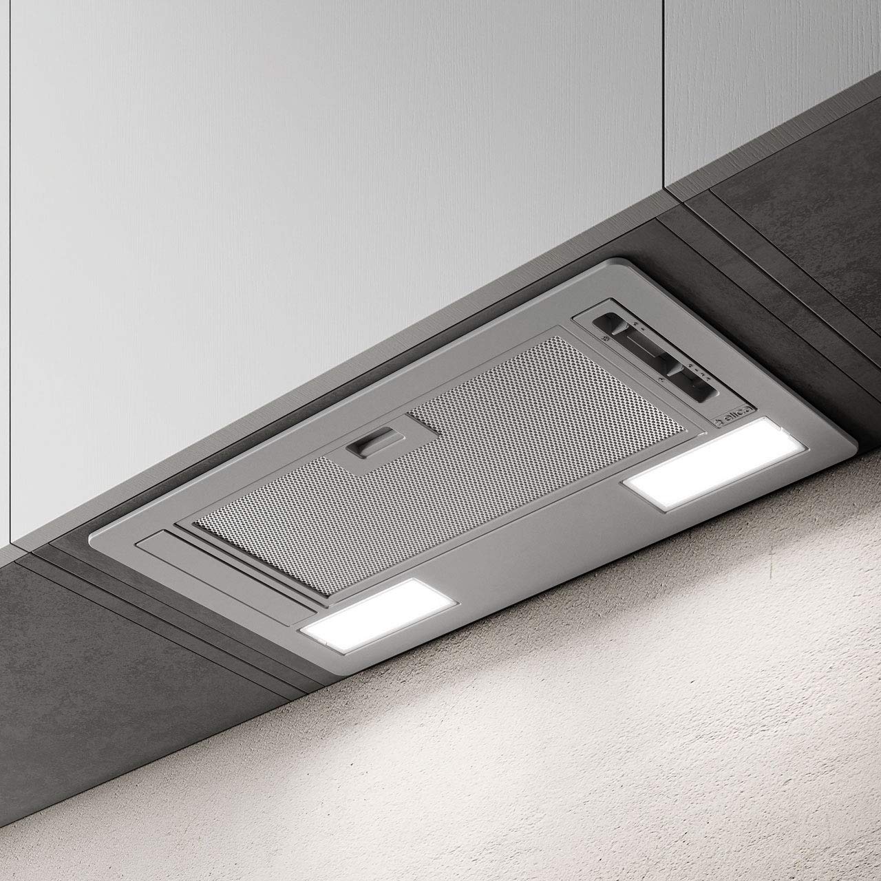 Cappa da Incasso, Installazione Sottopensile da 80, Grigio