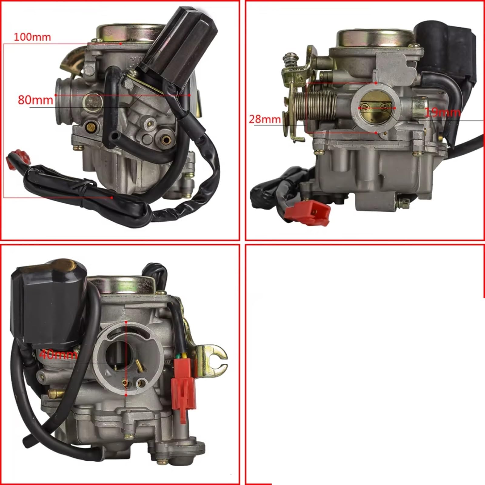 Compatibile Con Jonway Per Gy6 50cc 60cc 80cc 90cc Per 139Qmb Per 139Qma Per Scooter Carburatore Cvk Pd18j Pd19j 18mm 19mm Atv Moto Carb