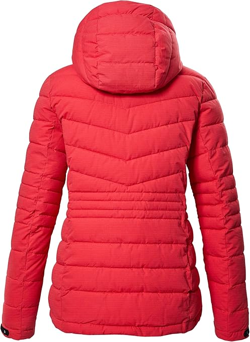 Killtec – Veste Fonctionnelle Femme Avec Jupe Pare-neige Amovible – Imperméable 10 000 Mm, Respirante – Coupe Ajustée