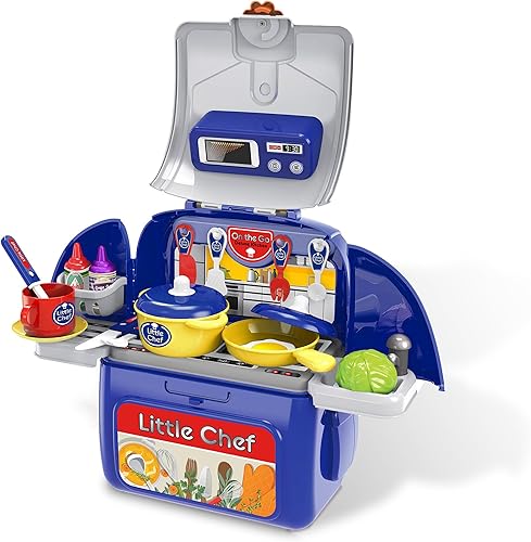 Miniatura 7 de Kid Galaxy Mochila On The Go - Juego de herramientas de juego de simulación