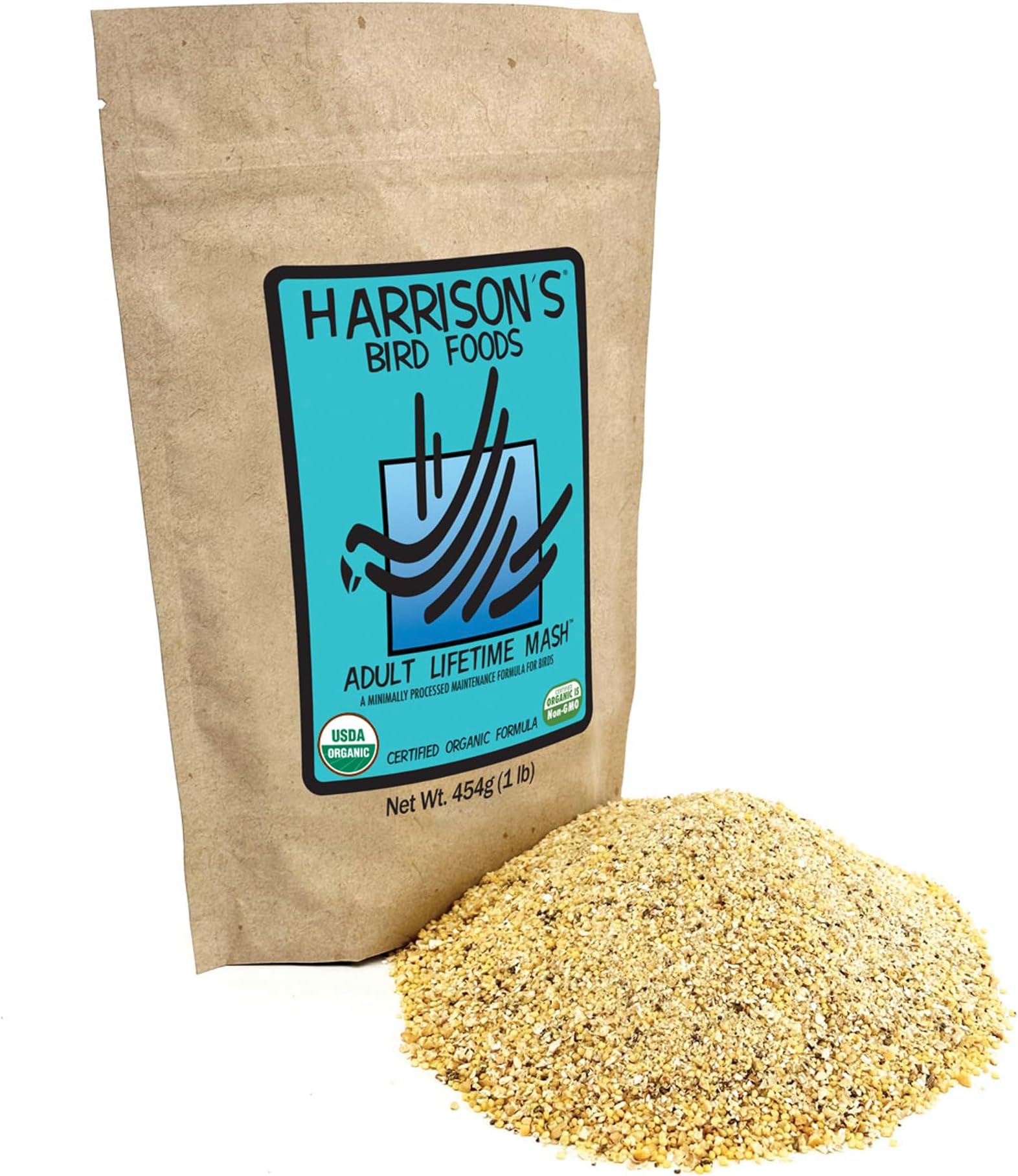Adult Lifetime Mash, Certified Organic Non-GMO 1lb