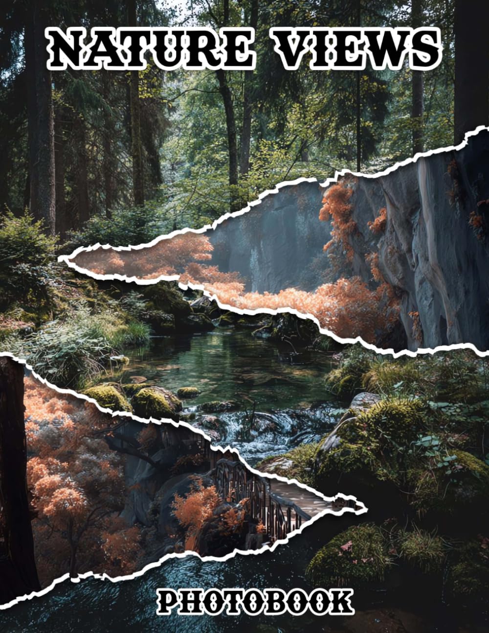 Nature Views Photobook: Immerse Yourself In Serenity With These 40 Breathtaking Nature Images | 8.5x11 Large Format
