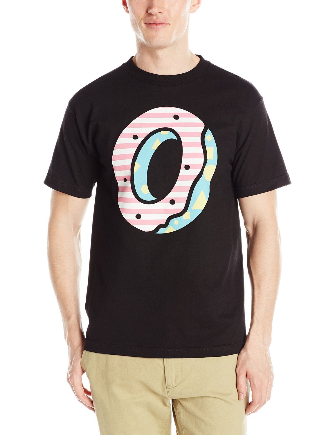 Odd Future Men's Ofwgkta Pink Striped Donut T-Shirt