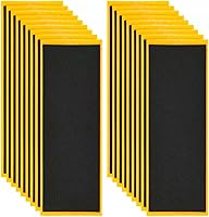 Vista 8 de 100 Piezas de Cinta Adhesiva de Agarre de Espuma para Diapasones de Dedos, Adhesivos de Madera Negros de Calidad Antideslizantes Mini Diapasón 110mm