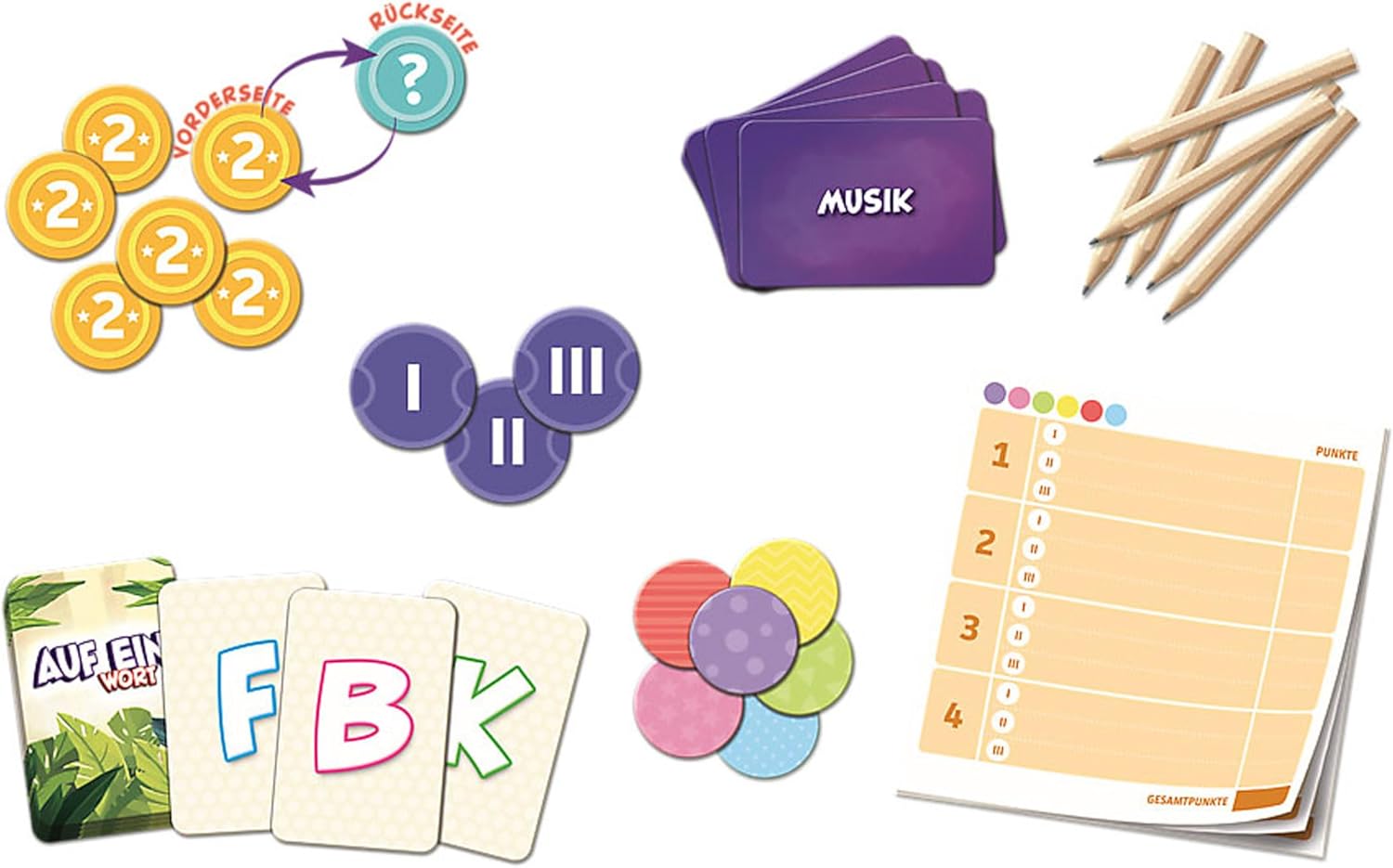 Trefl - Auf EIN Wort! - Family Word Game, Emotional Game, for Adults and Children from 8 Years, Multicoloured