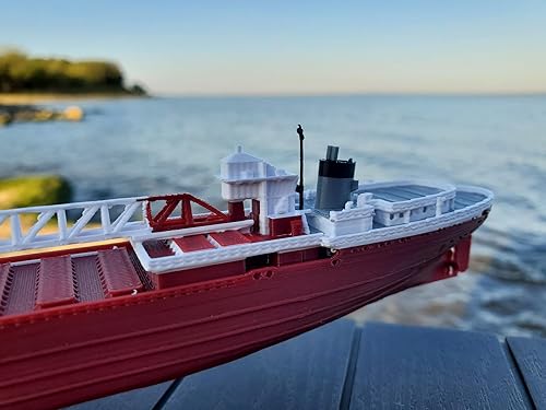 Vista 19 de modelo Arthur M Anderson Freighter con alto detalle de 1 pie de longitud (modelo 2023)