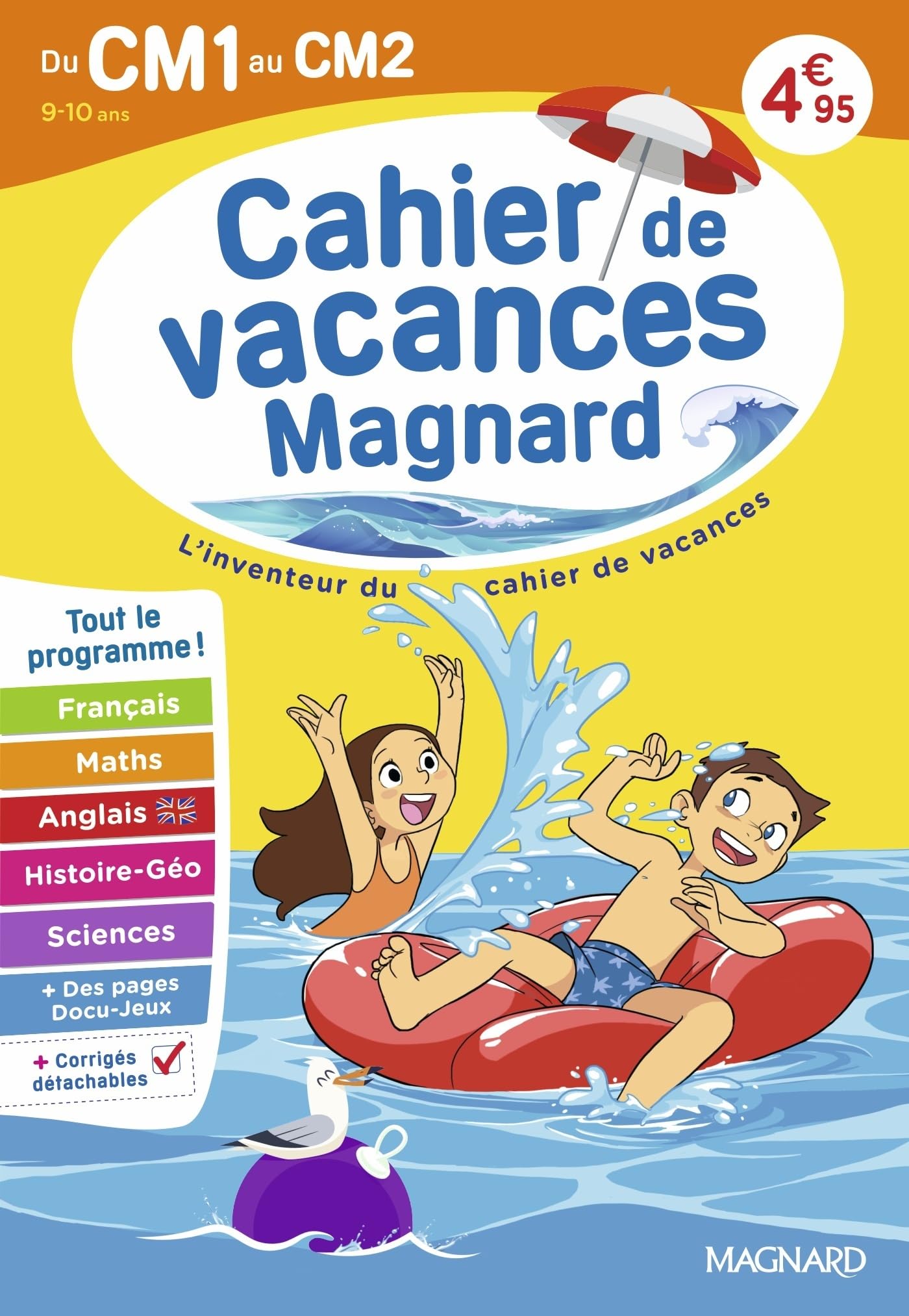 Cahier de vacances 2026, du CM1 vers le CM2 9-10 ans: Magnard, l’inventeur du cahier de vacances