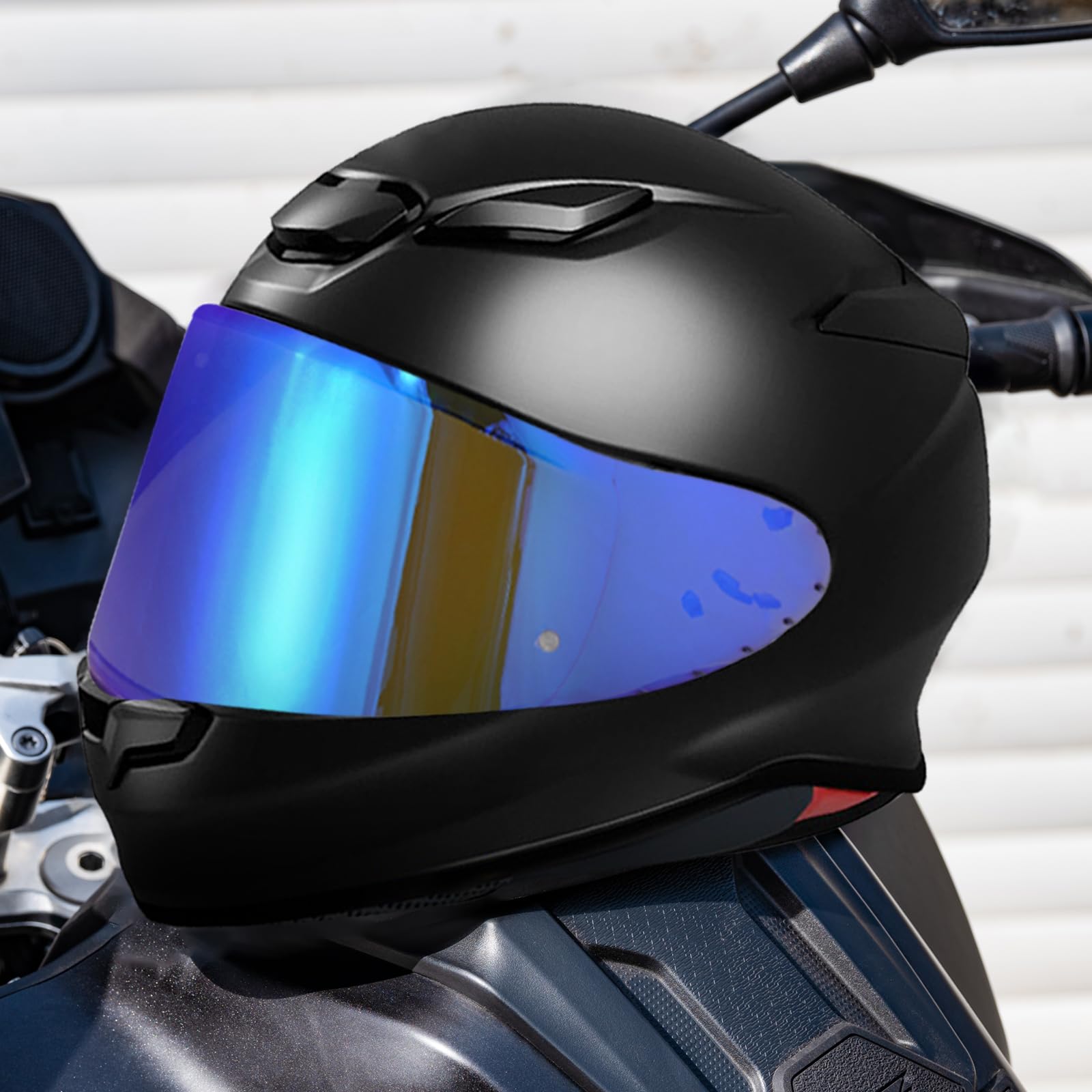 Visera Casco Moto Reemplazo para Z8 NXR2 RF1400 RF-1400 CWR-F2 | Lente de Casco de Protección contra el Viento para Motocicleta,Accesorios para X15 X-Fifteen X-SPR Pro CWR-F2R