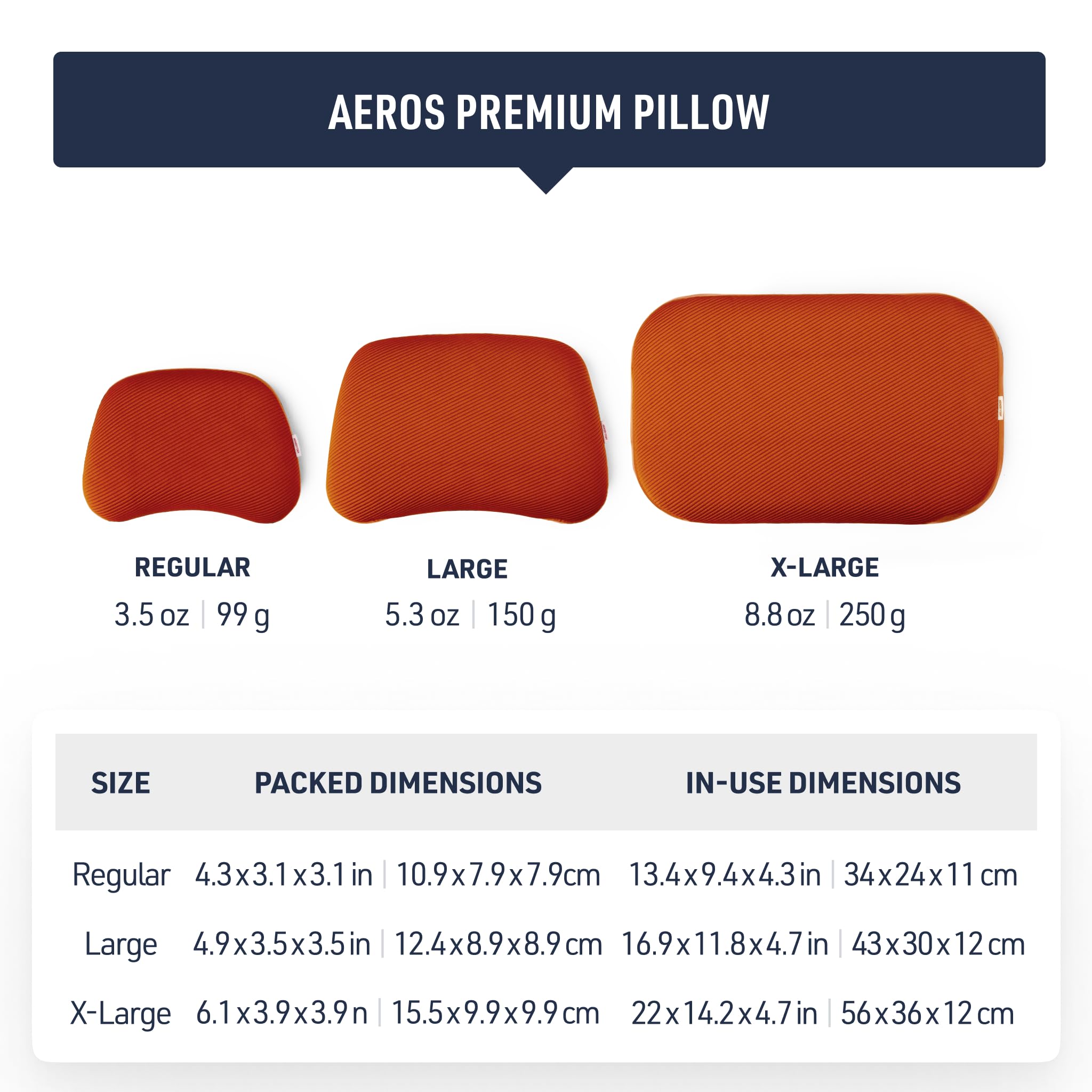 Sea to Summit Aeros Premium Oreiller Regular
