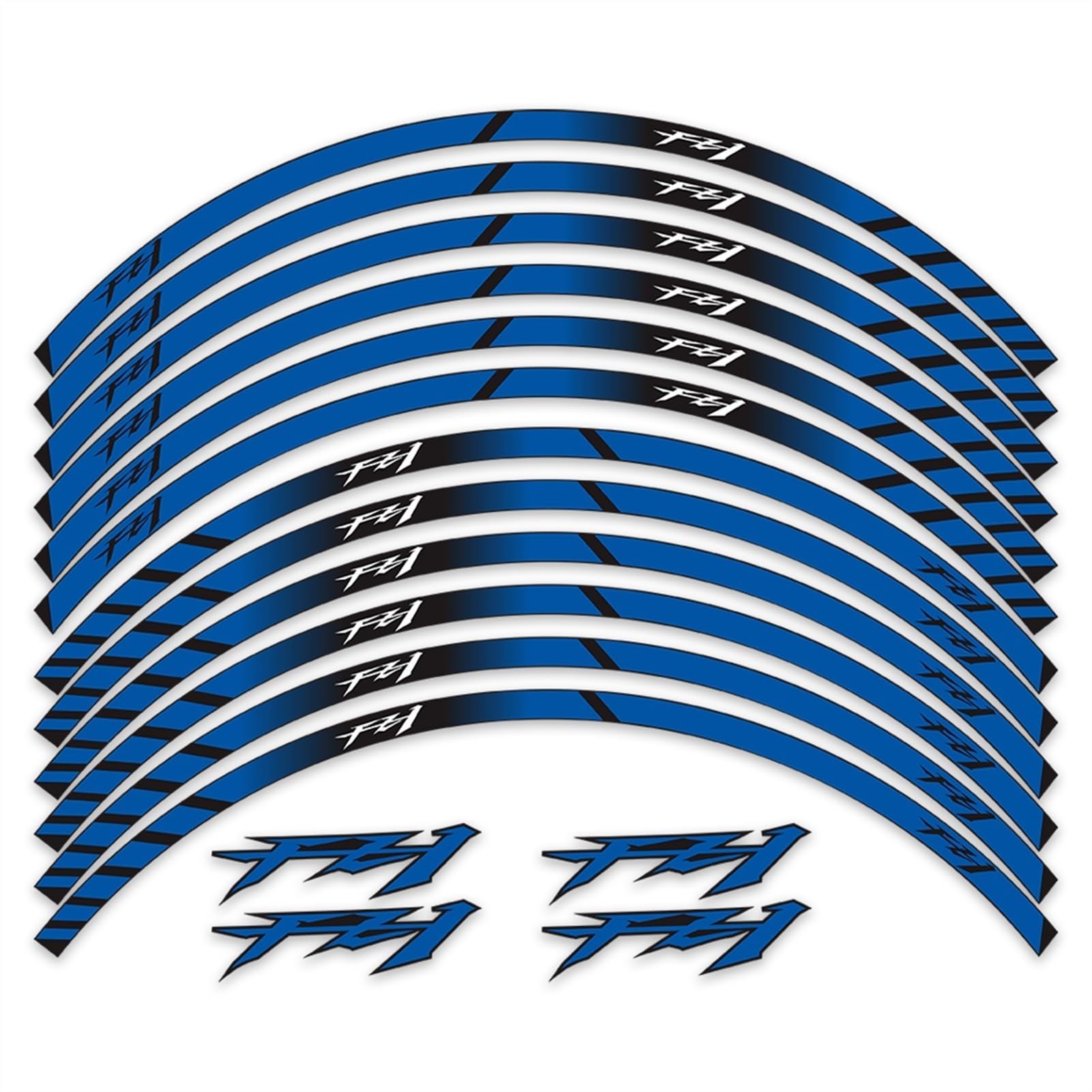 Motorcycle Wheel Stickers for Yamaha FZ1 FZ 1 FZ-1 Wheel Rim Sticker