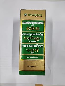 Nagarjuna Saaraswathaarishtam With Gold (25 Ml X 3) - Oil