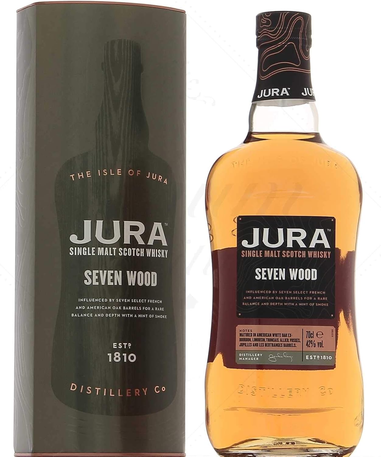 Jura Jura Seven Woods Single Malt Scotch Whisky 700 Ml Amazon.it