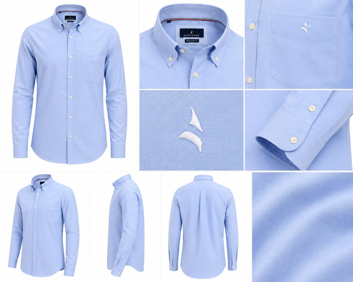 NH3000 CAMICIA UOMO NAVIGARE M/L